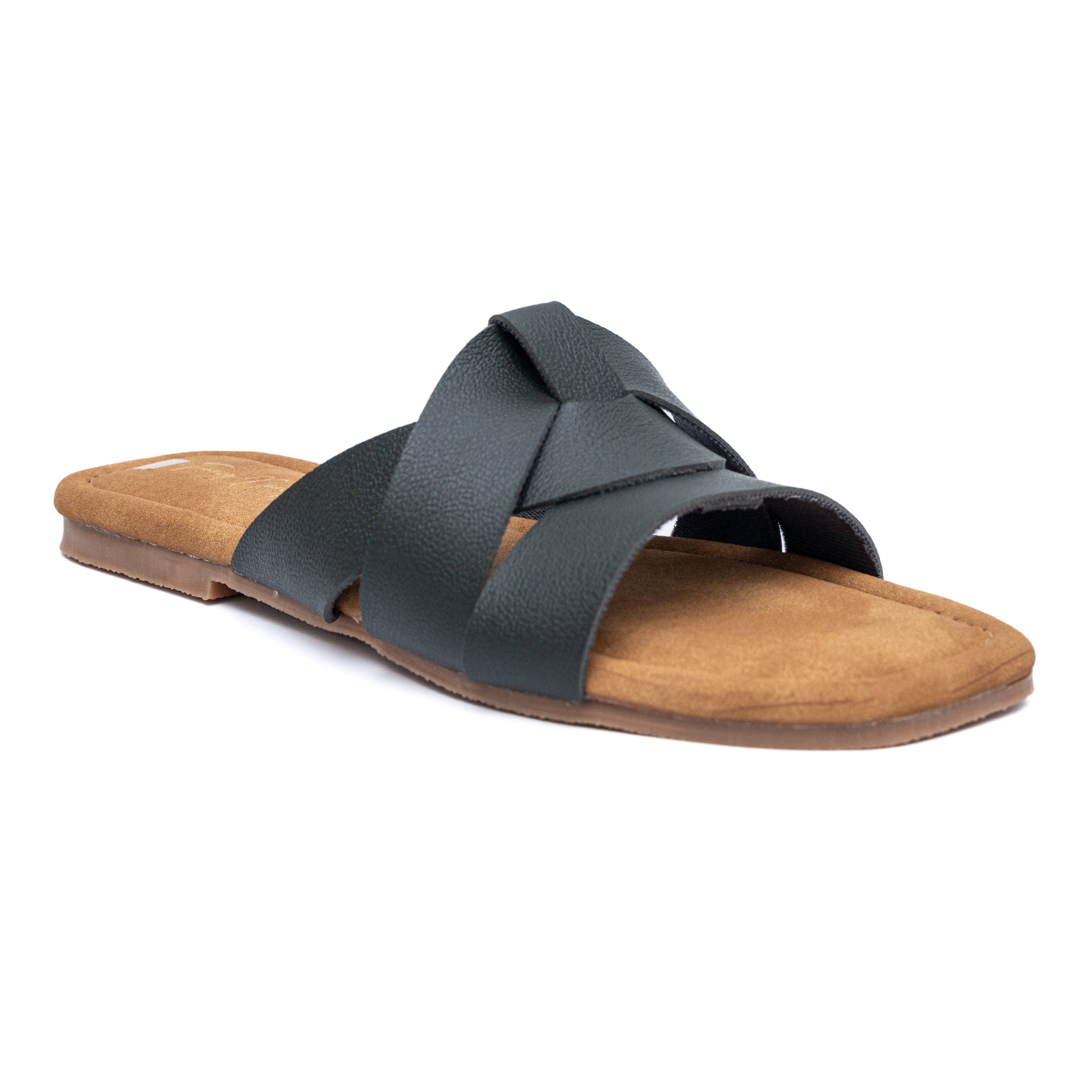 Criss Cross Flats - Dark Green