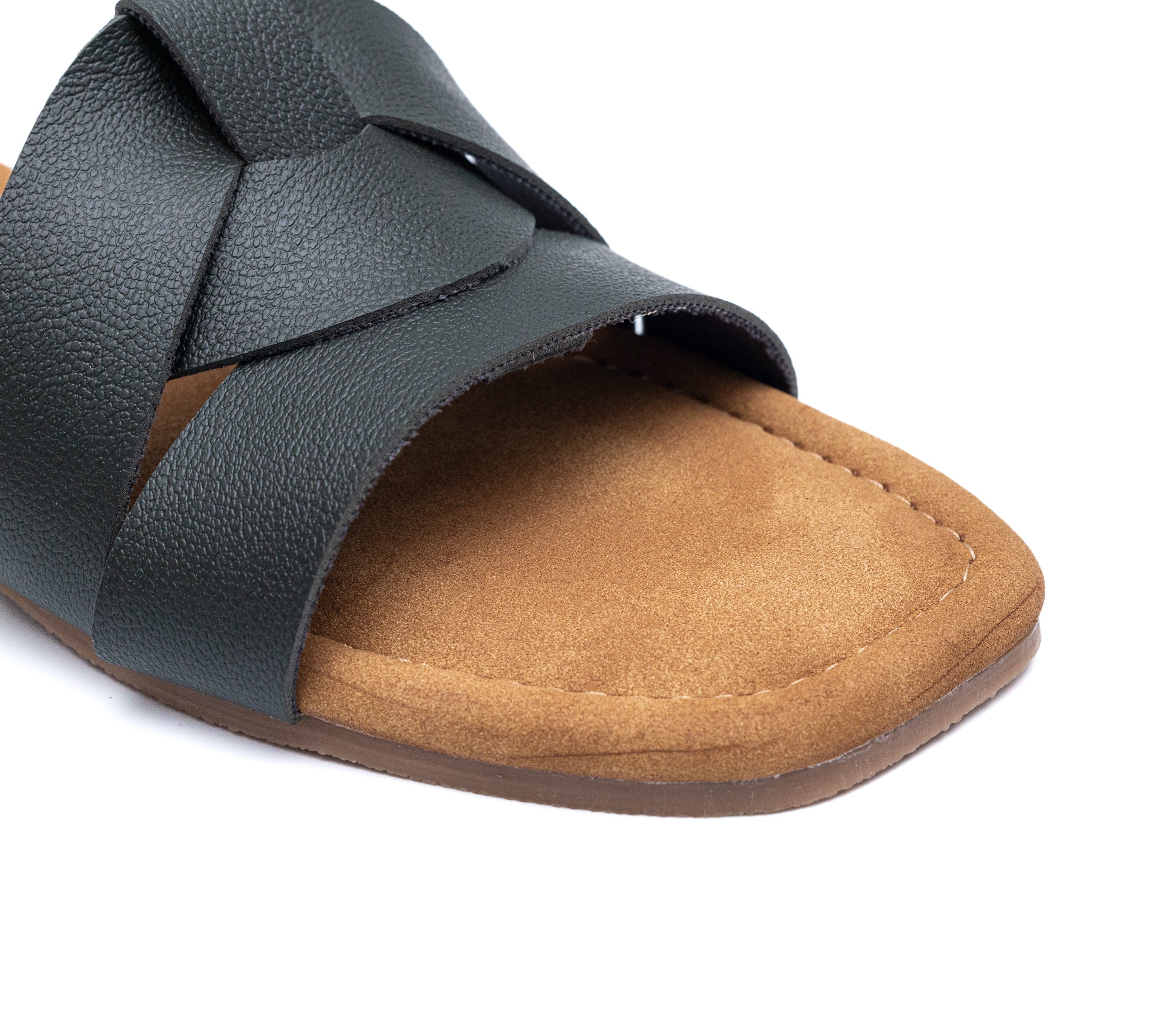 Criss Cross Flats - Dark Green