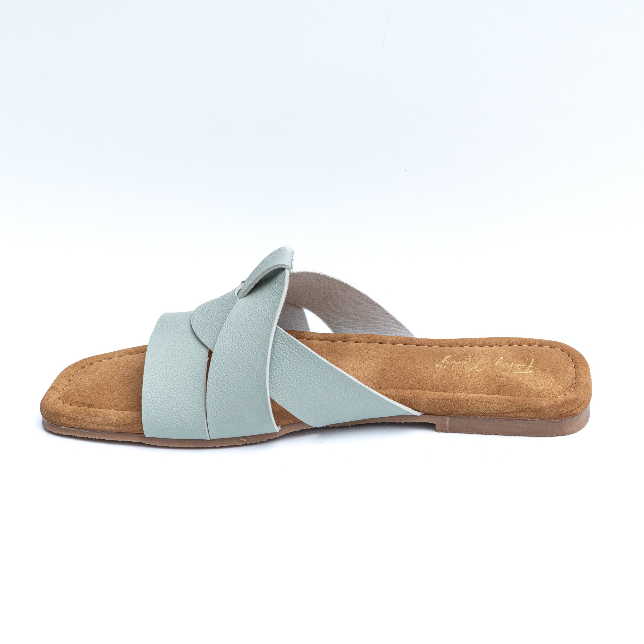 Criss Cross Flats - Mint Green