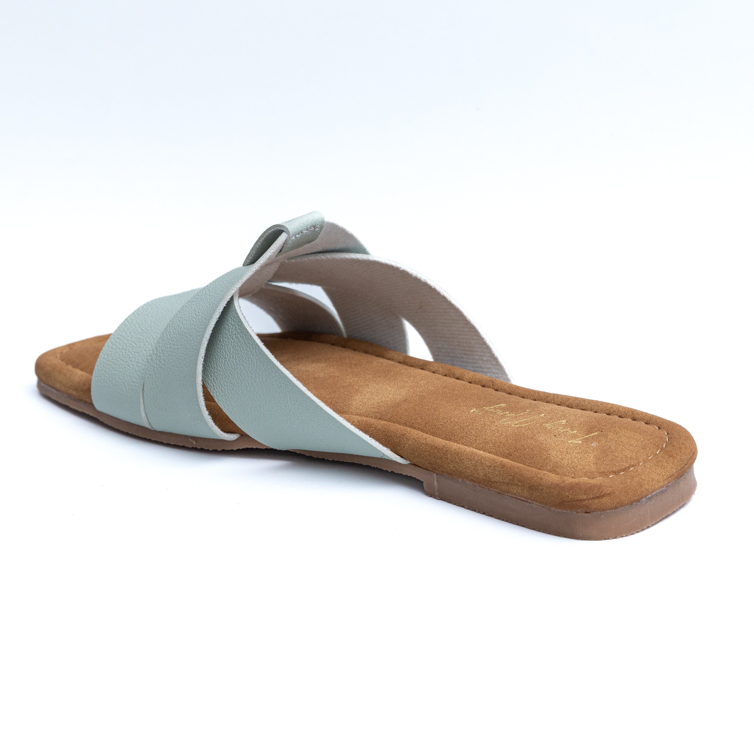 Criss Cross Flats - Mint Green