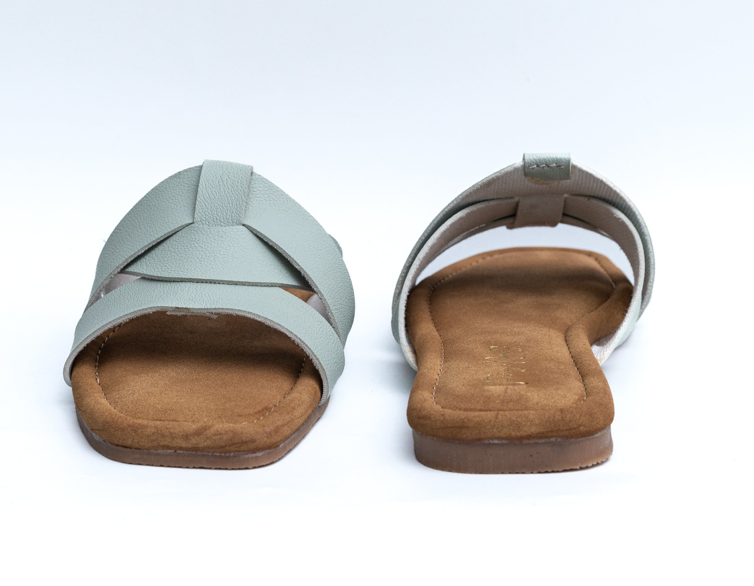 Criss Cross Flats - Mint Green