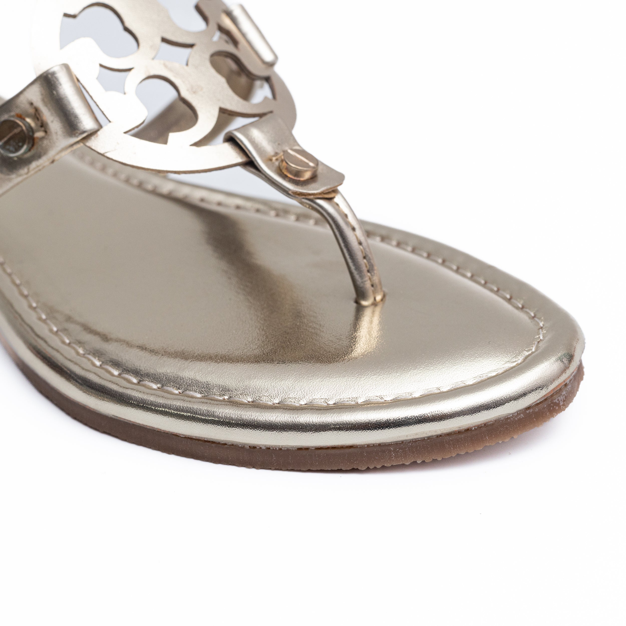 T Shape Flats - Gold