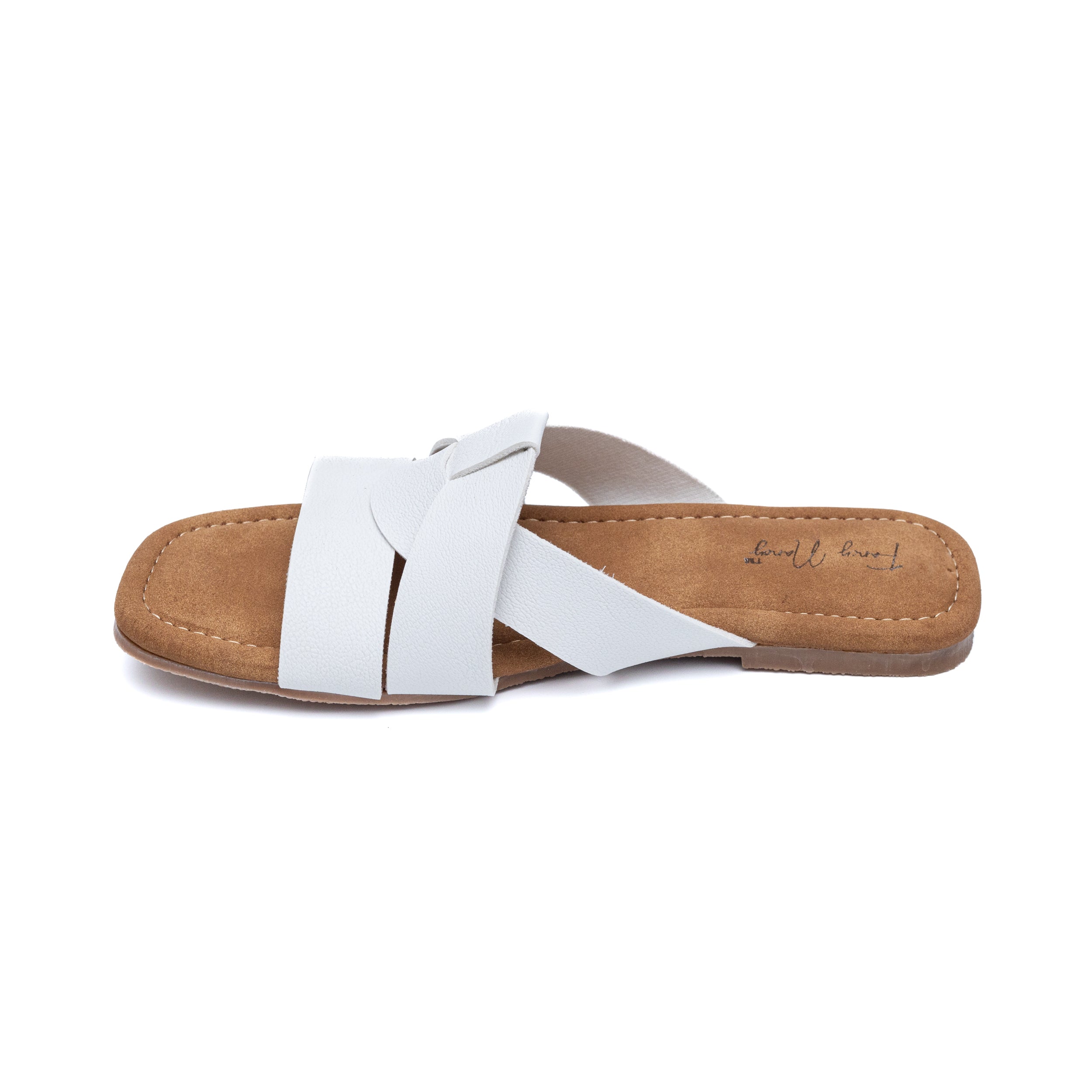 Criss Cross Flats - White