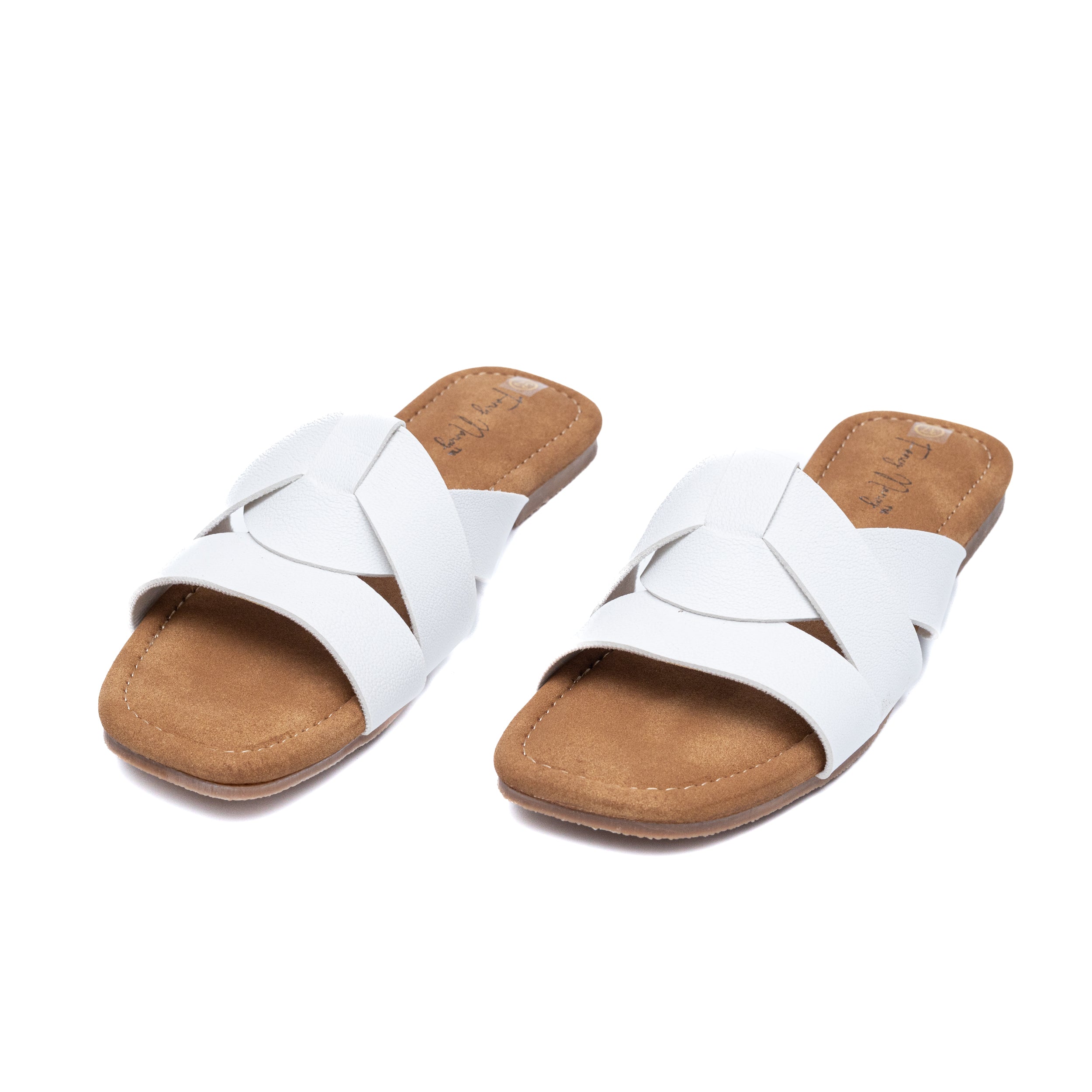 Criss Cross Flats - White