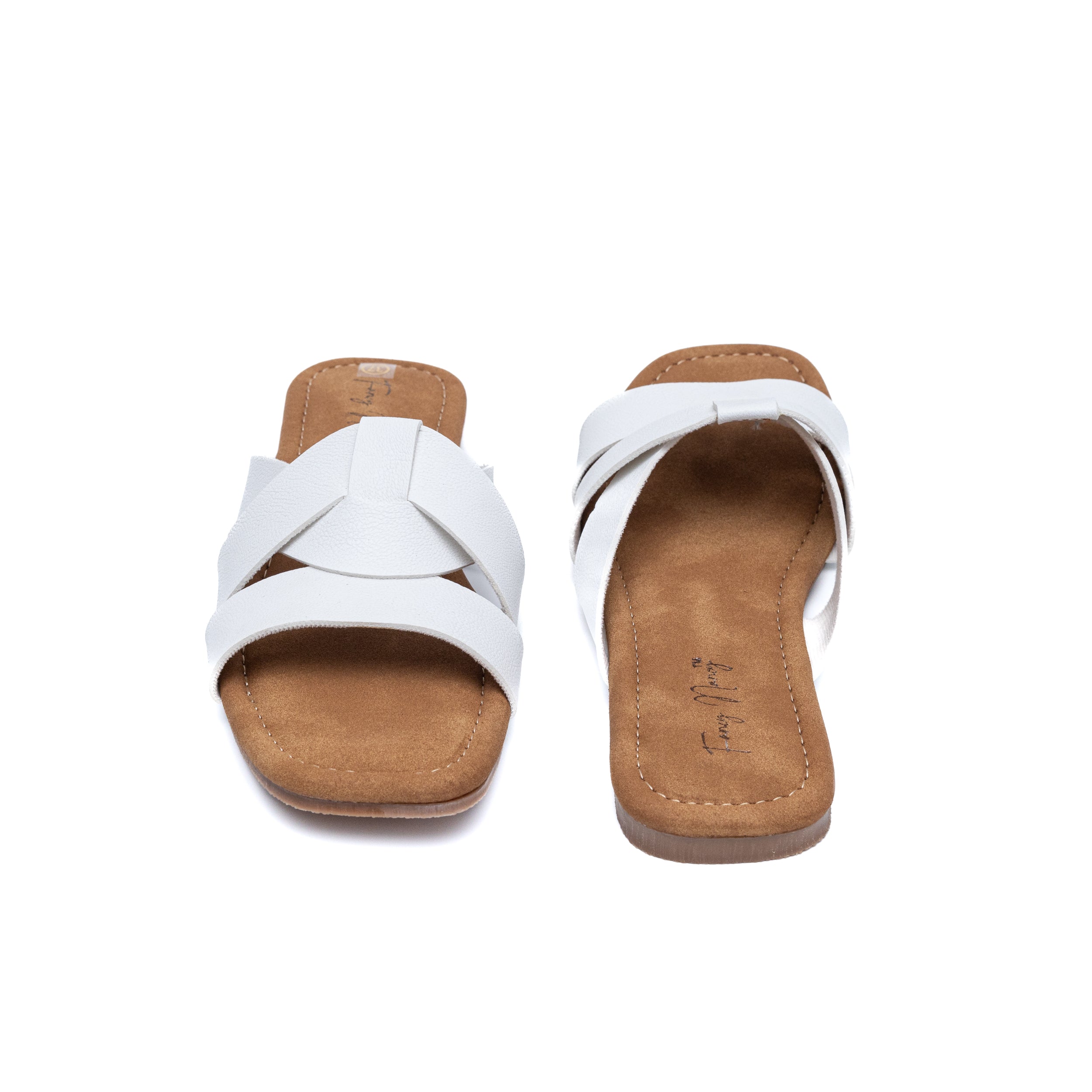 Criss Cross Flats - White