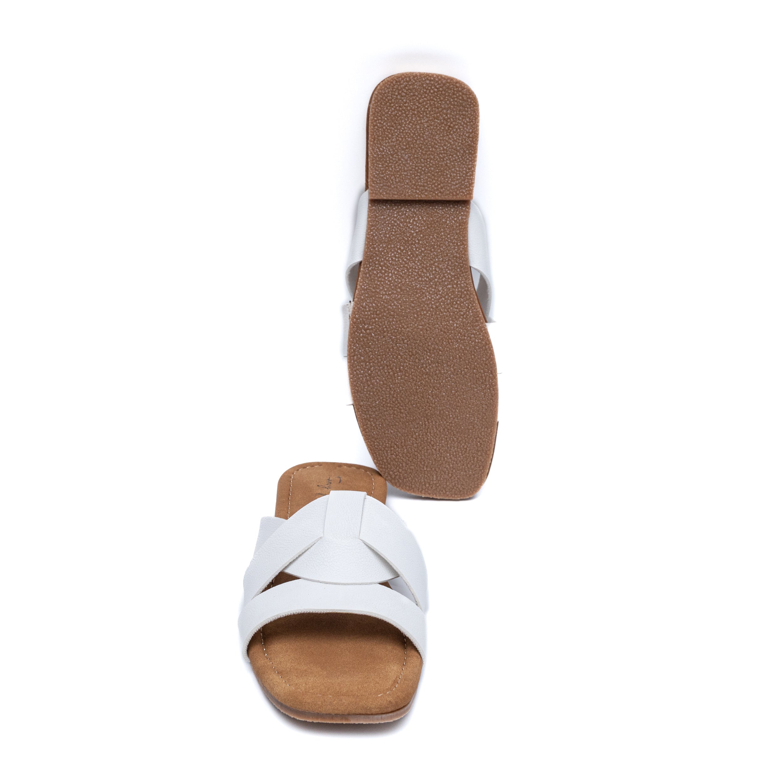Criss Cross Flats - White