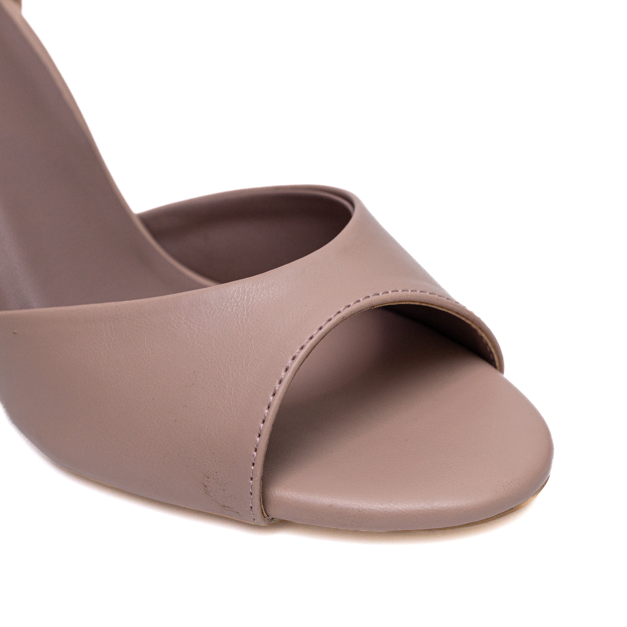 Ankle Strap Sandals - Peach