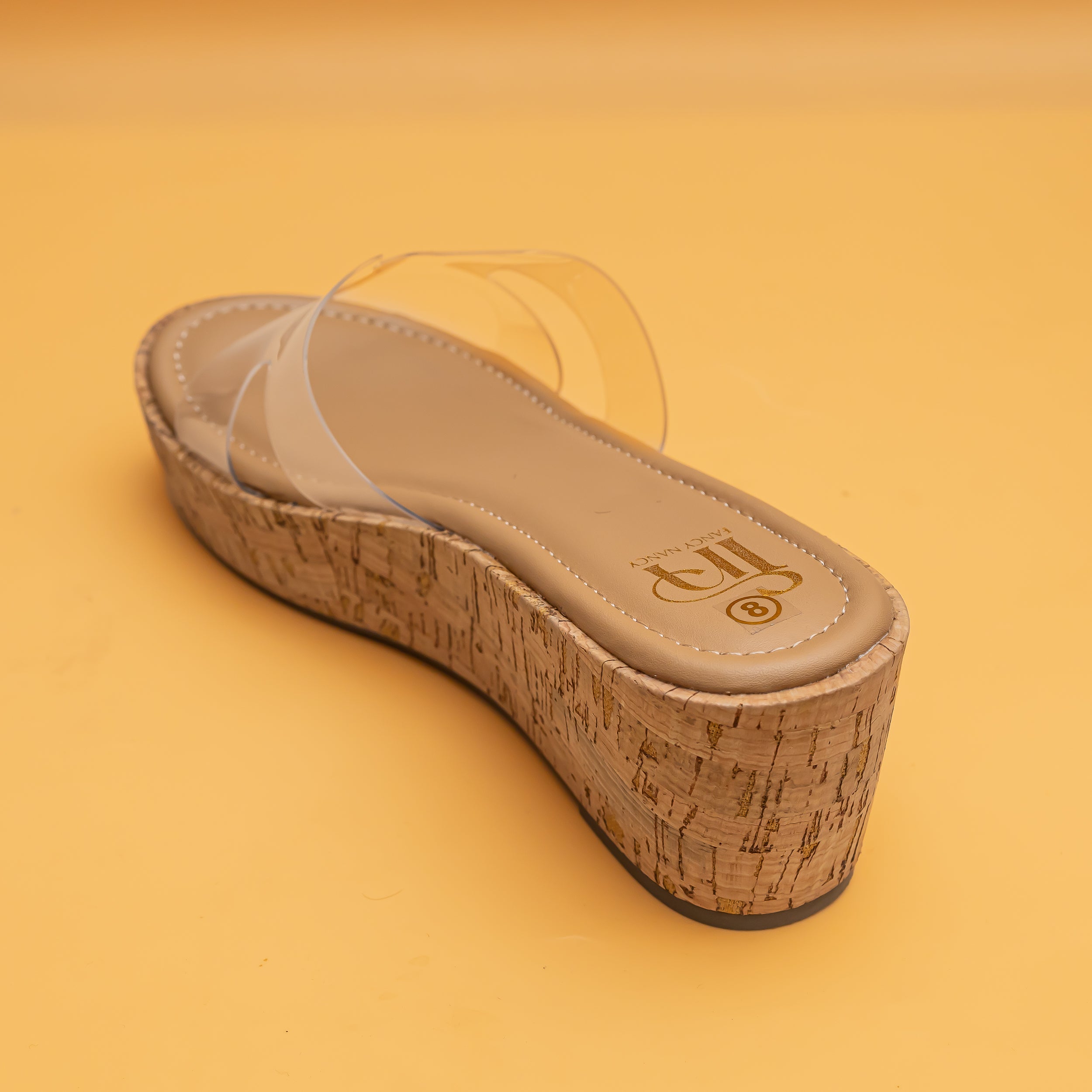 H Style Transy Wedges-Nude