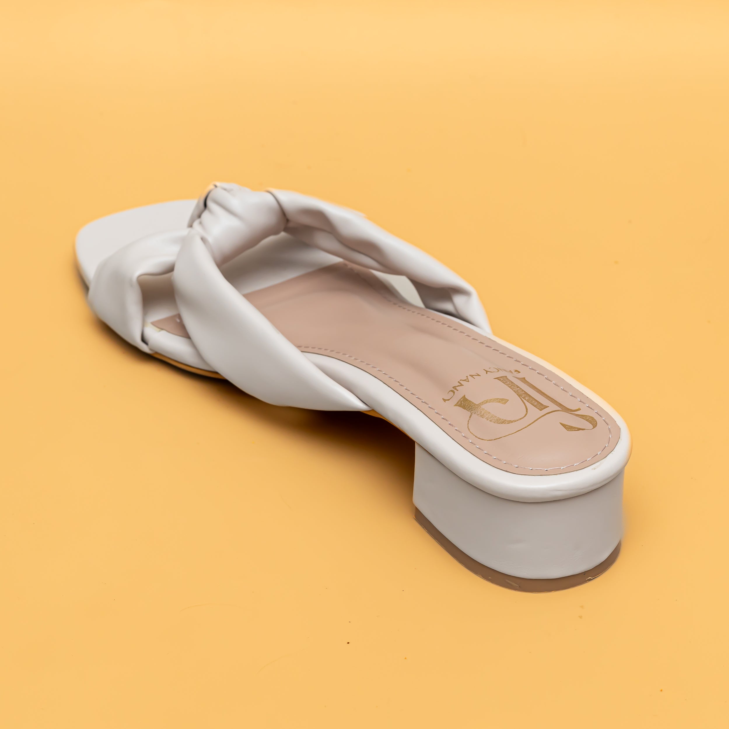 Knotty Heels - Cream