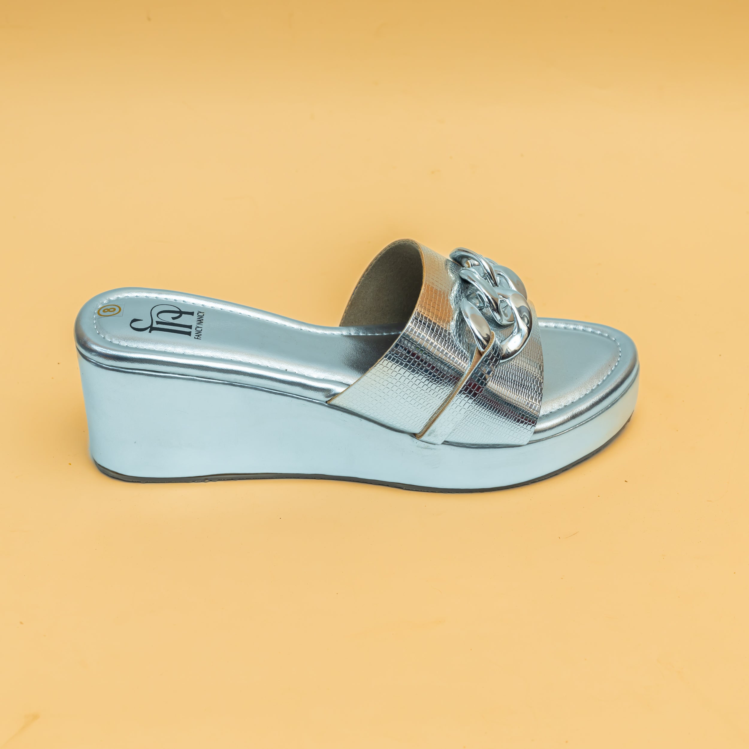 Chain In Platform - Silver