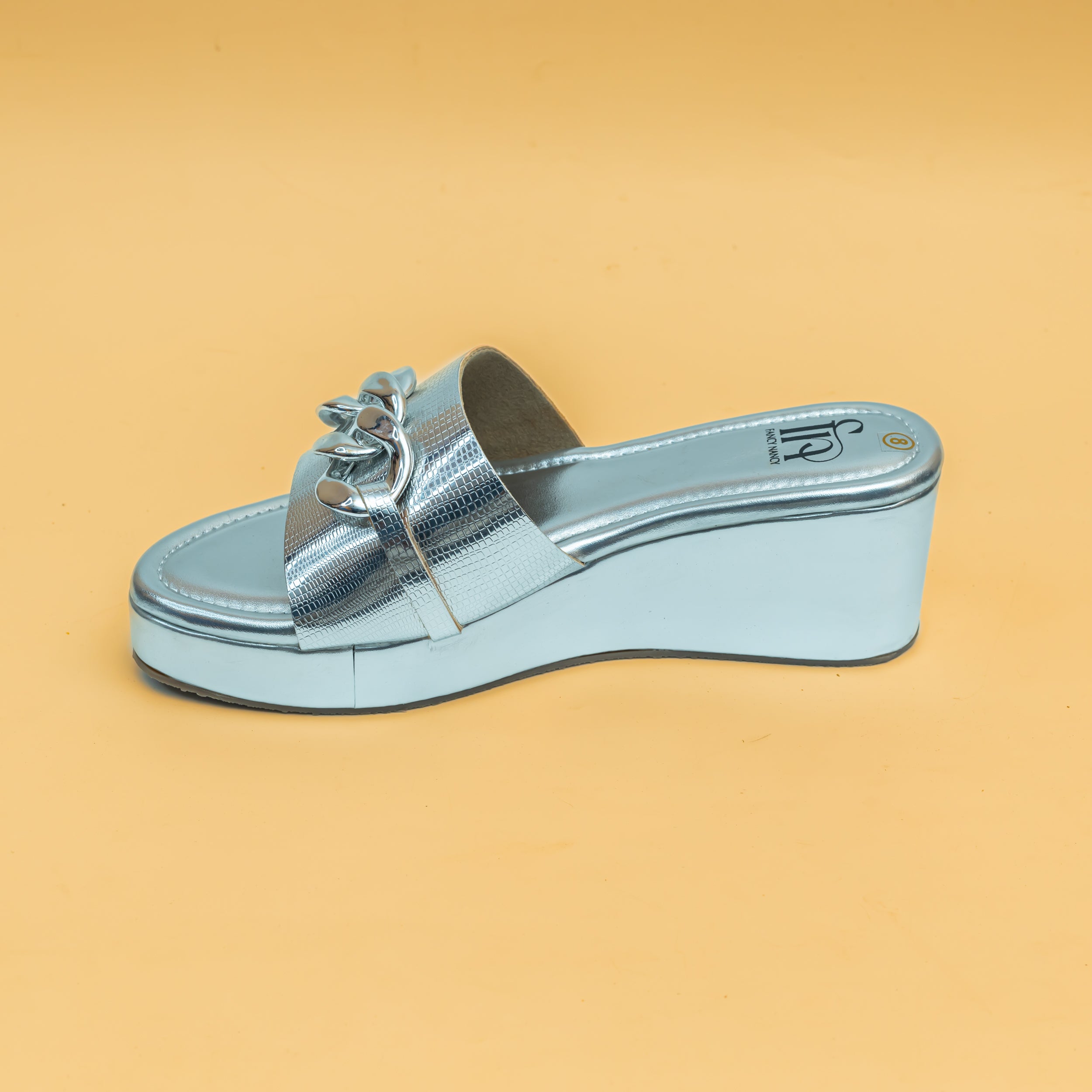 Chain In Platform - Silver