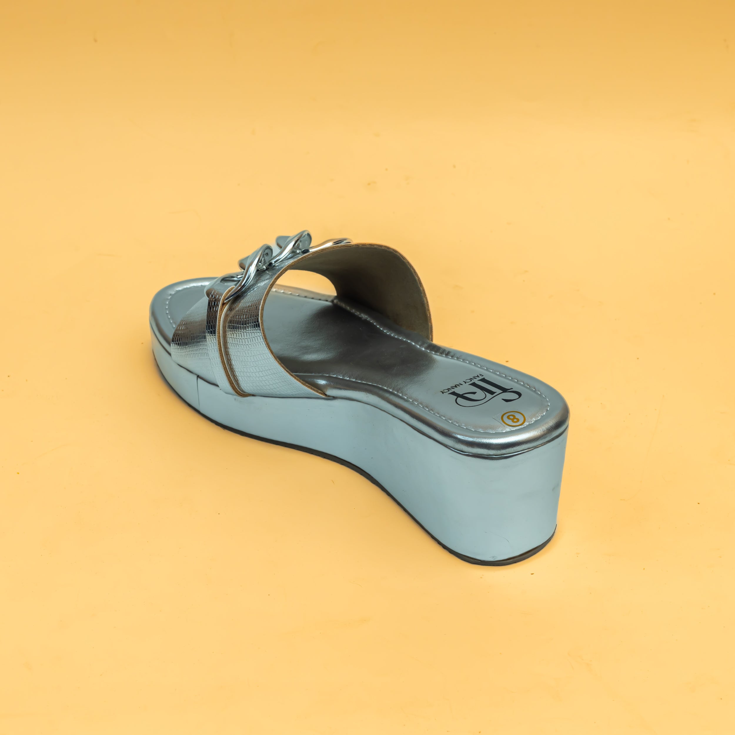 Chain In Platform - Silver
