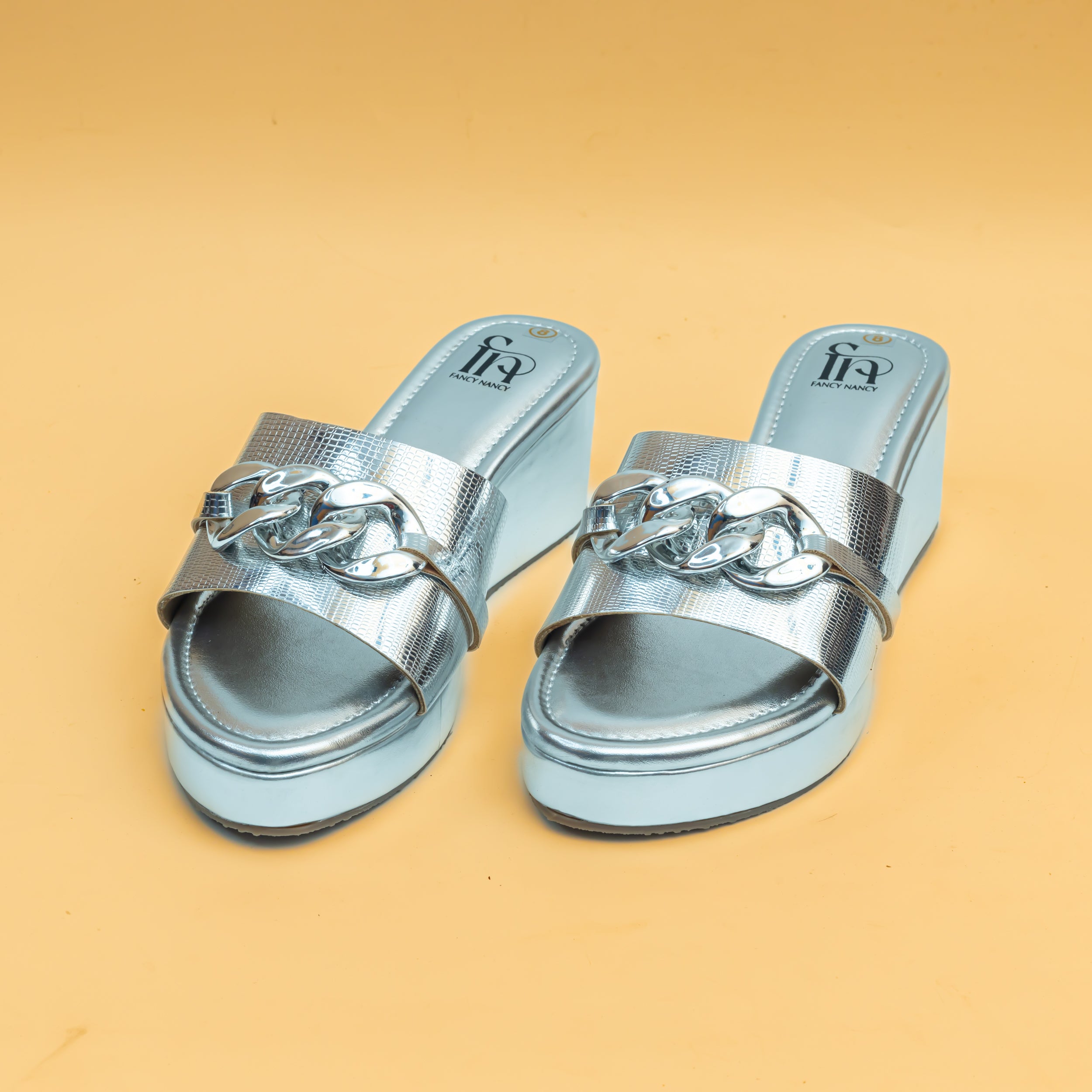 Chain In Platform - Silver
