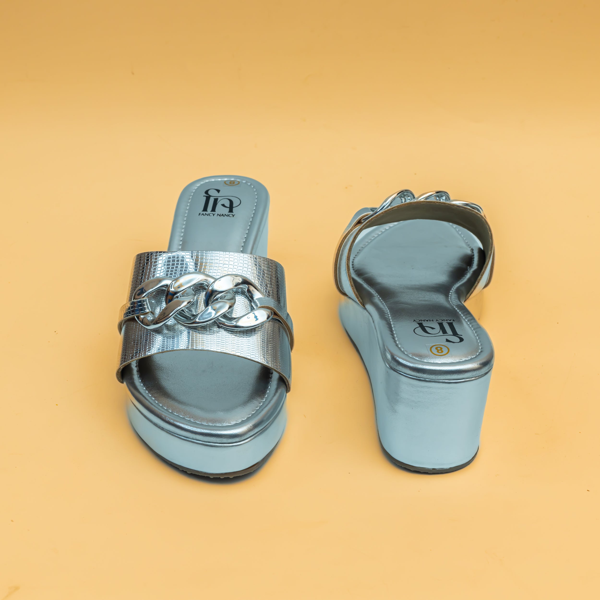 Chain In Platform - Silver