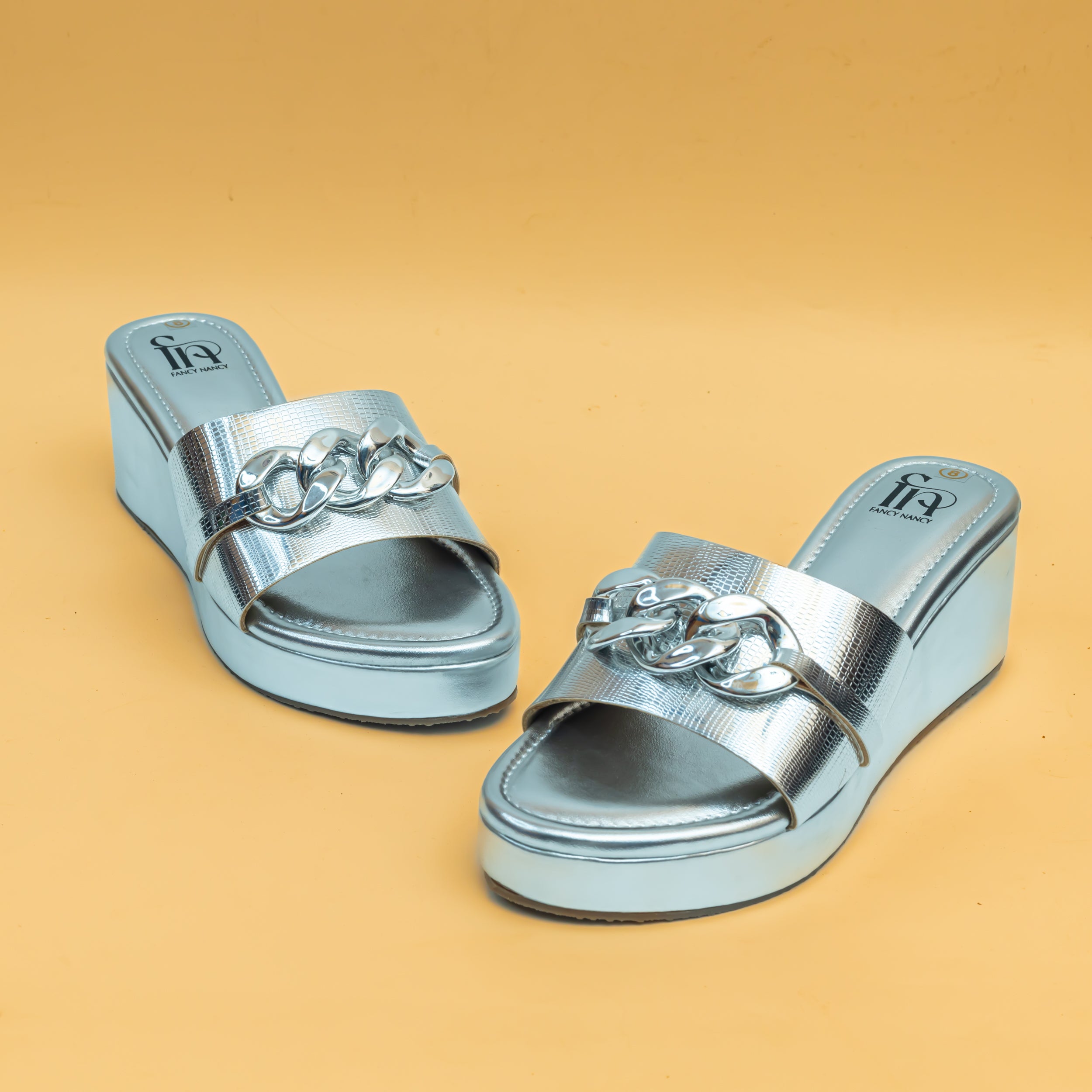 Chain In Platform - Silver
