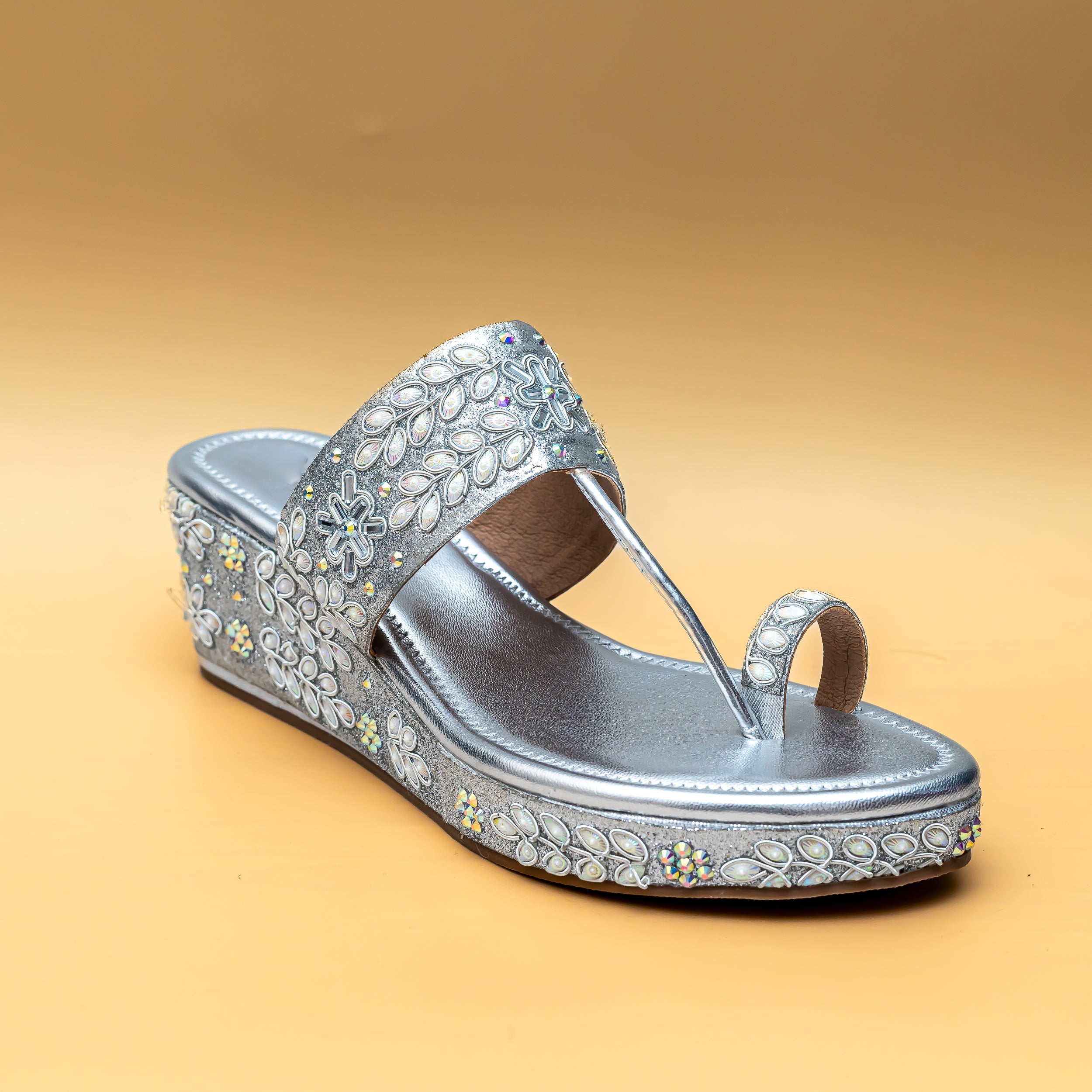 Gota Patti Kolhapuris - Silver