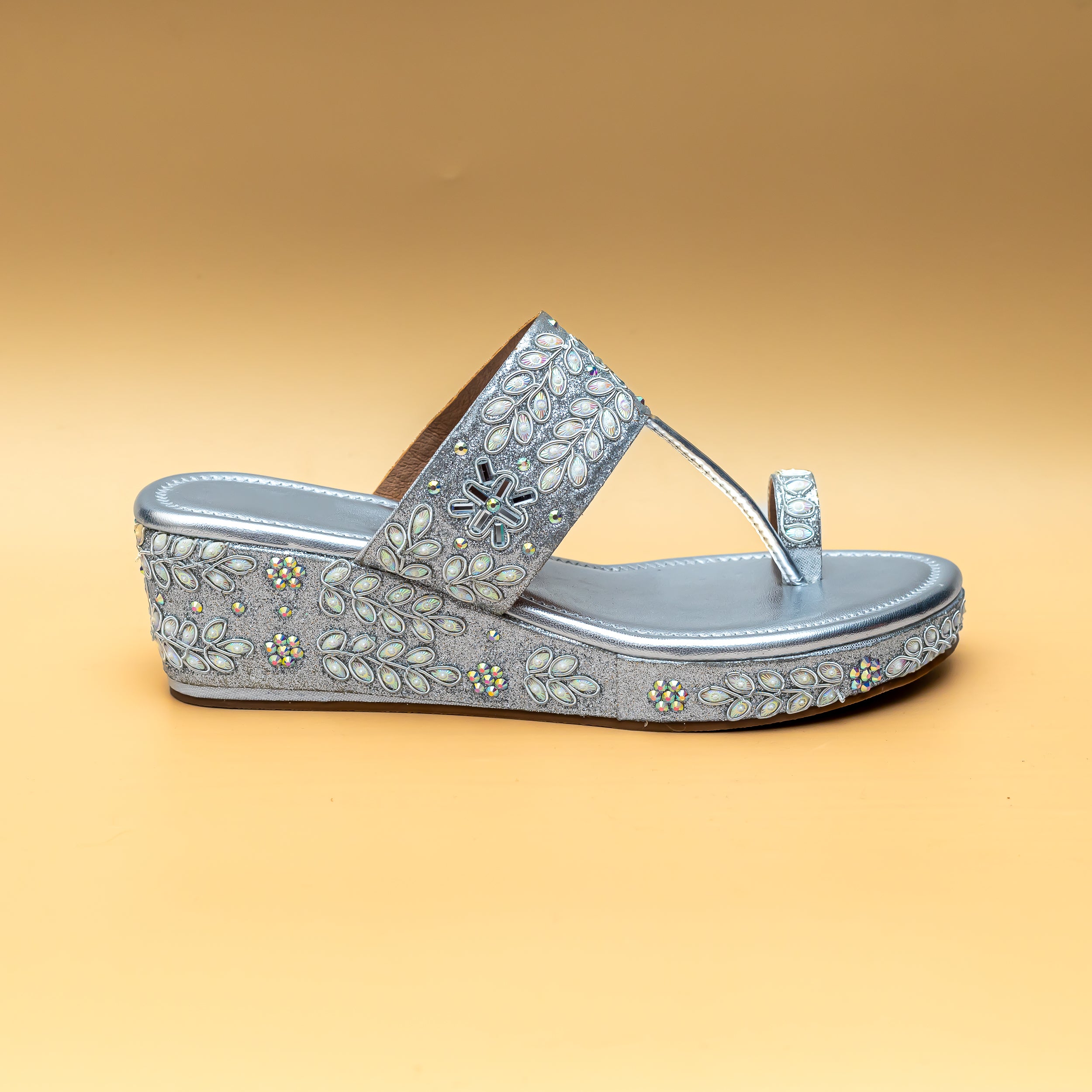 Gota Patti Kolhapuris - Silver