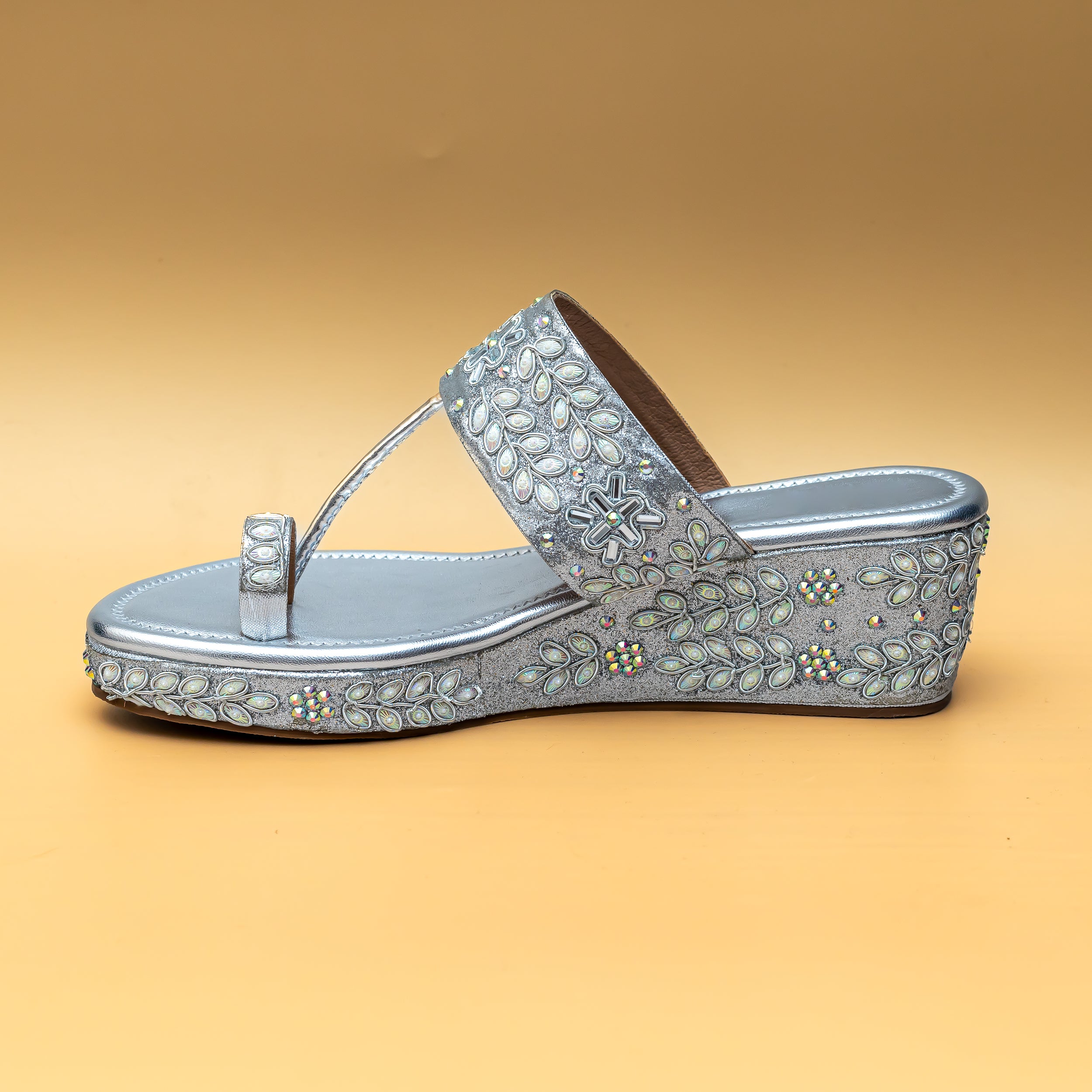 Gota Patti Kolhapuris - Silver