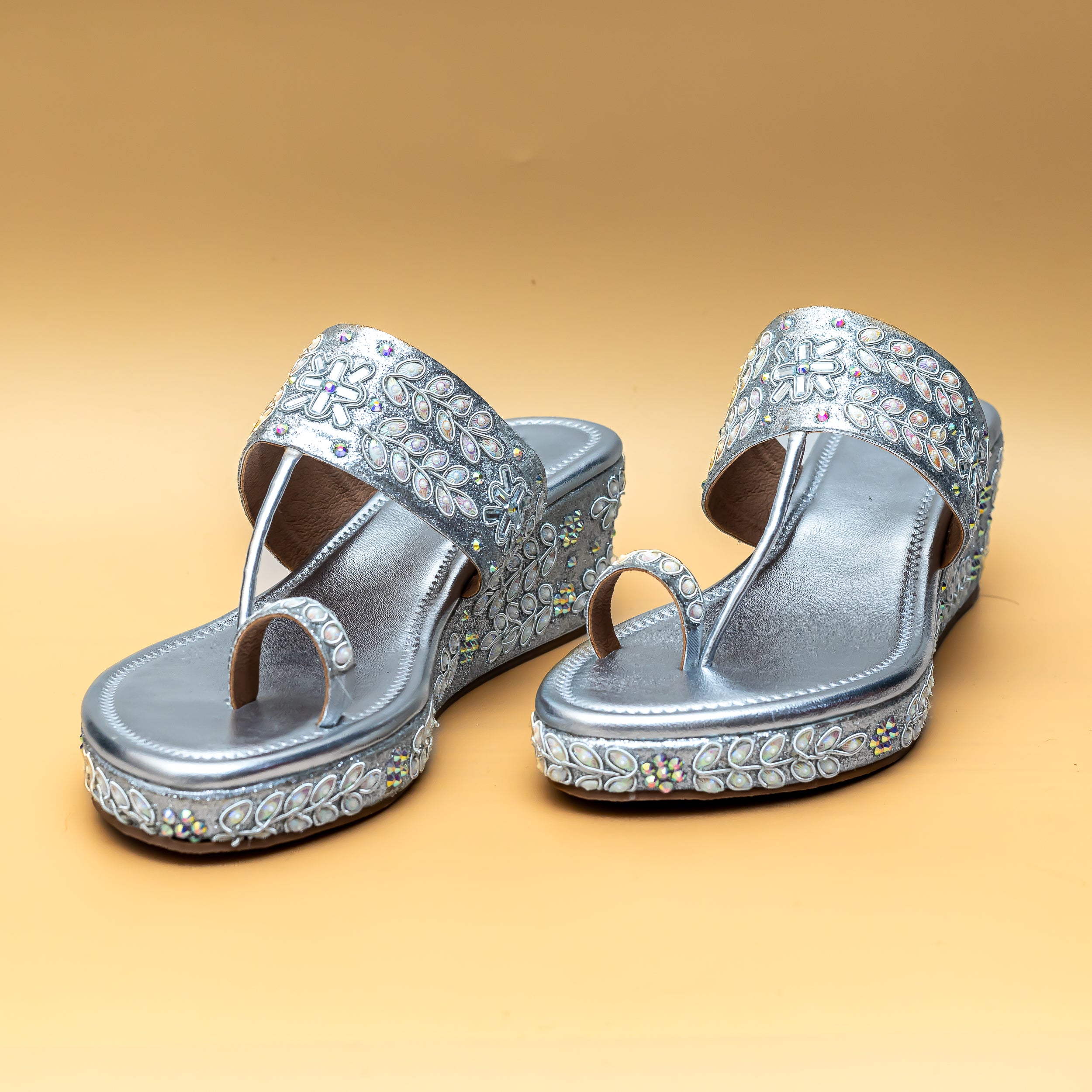 Gota Patti Kolhapuris - Silver