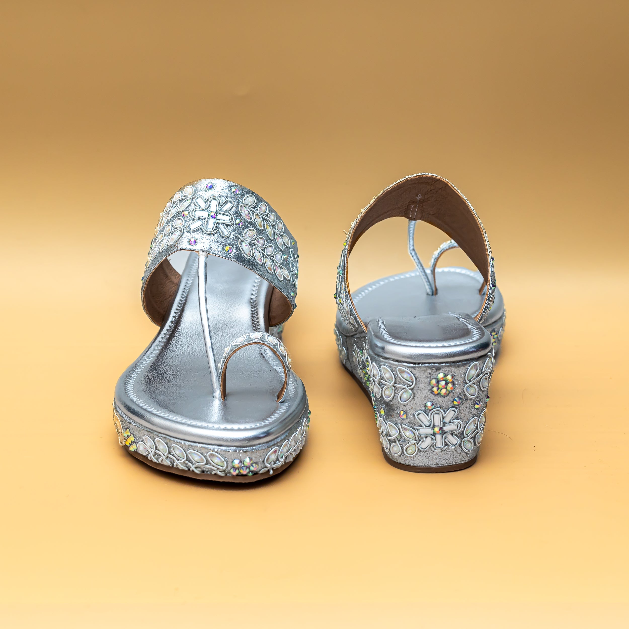 Gota Patti Kolhapuris - Silver