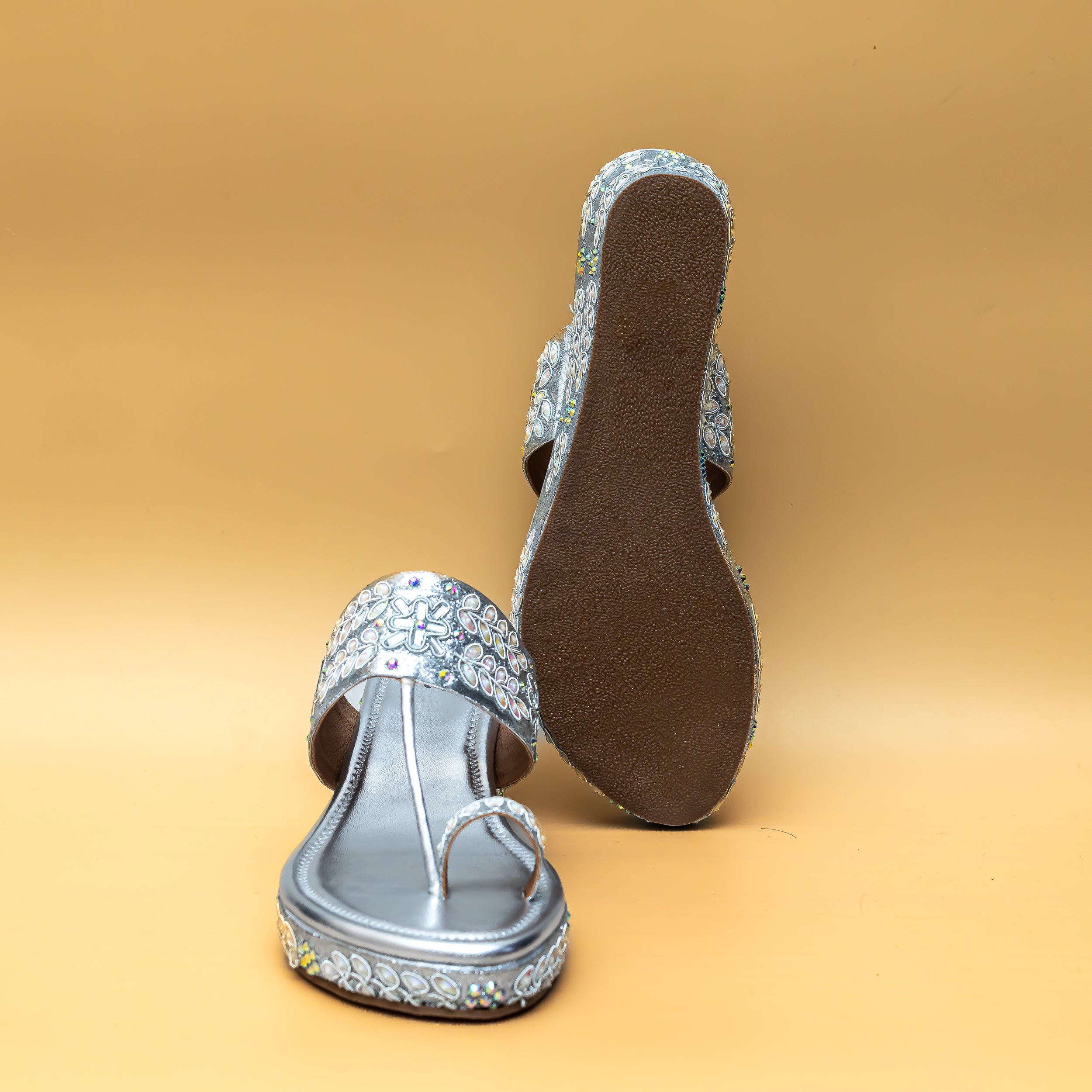 Gota Patti Kolhapuris - Silver