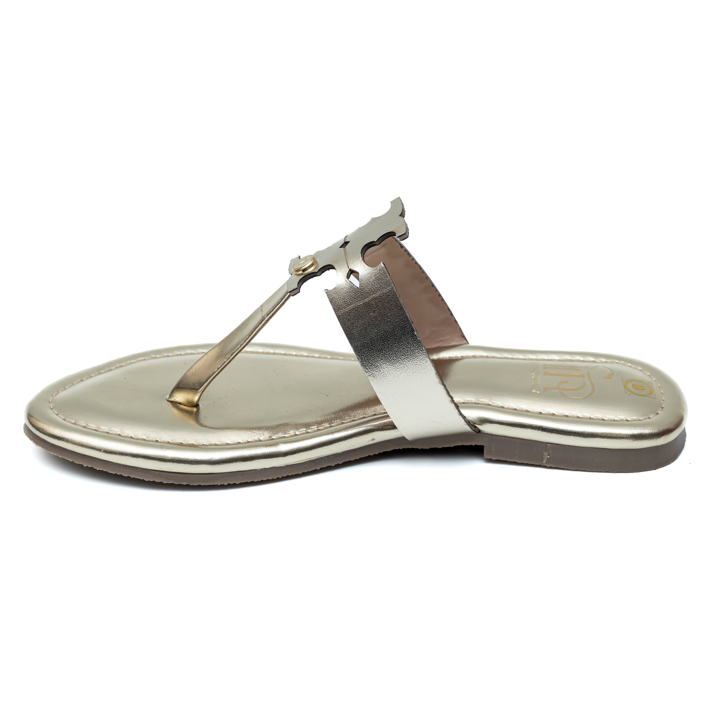 Double Tee Flats - Gold