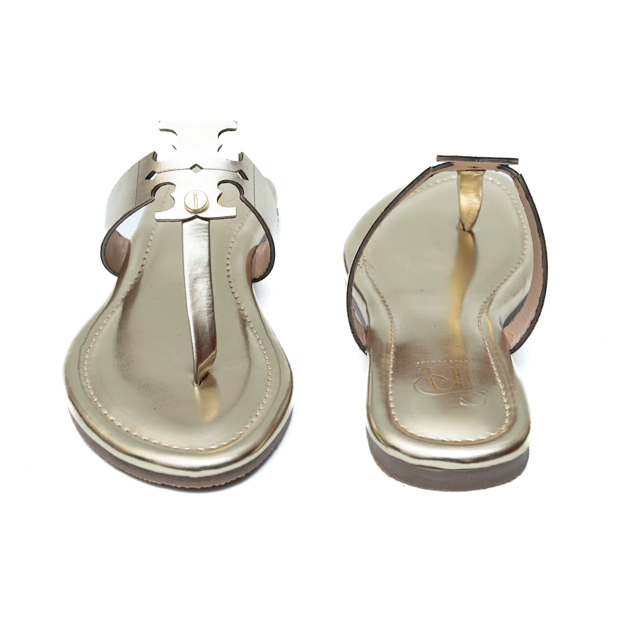 Double Tee Flats - Gold