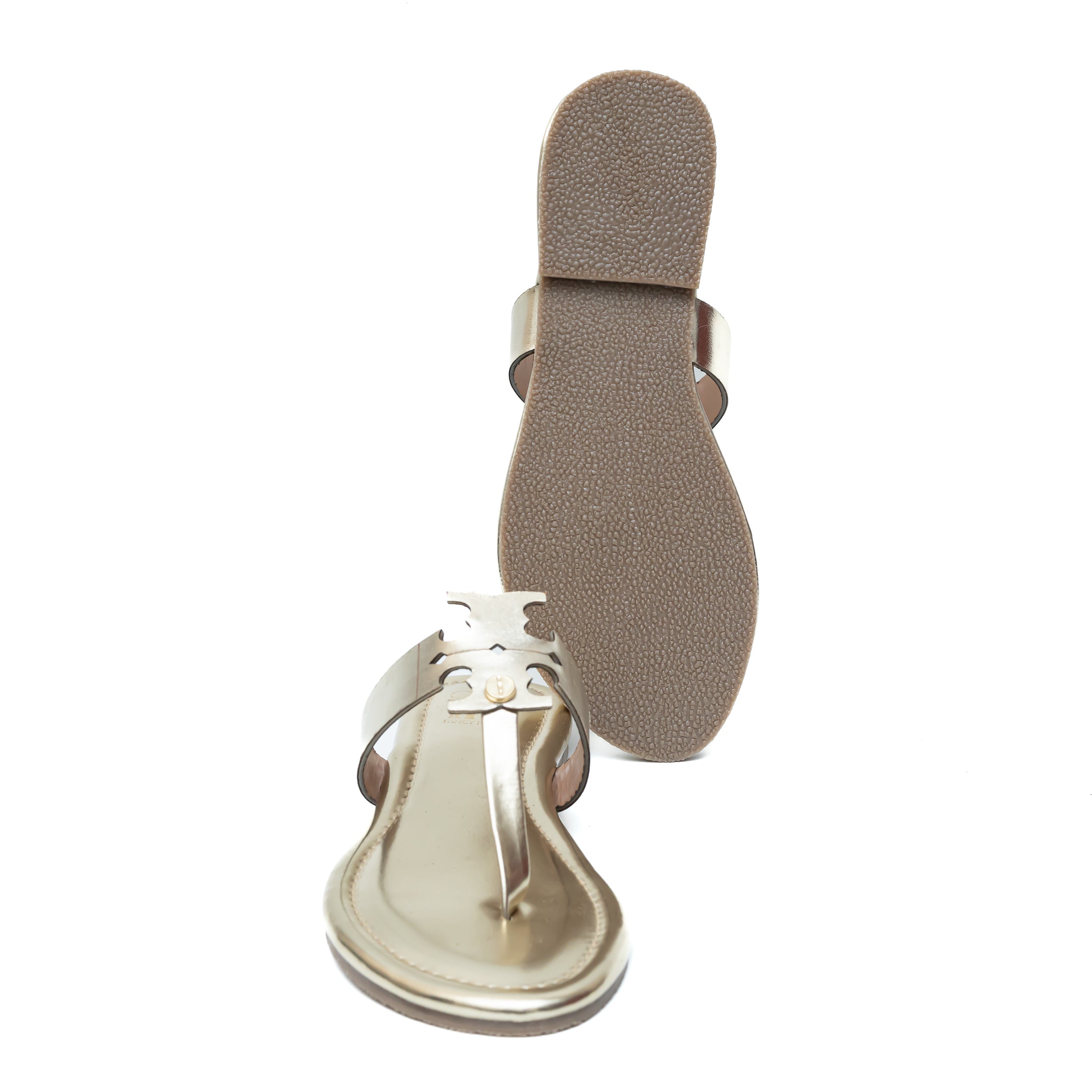 Double Tee Flats - Gold