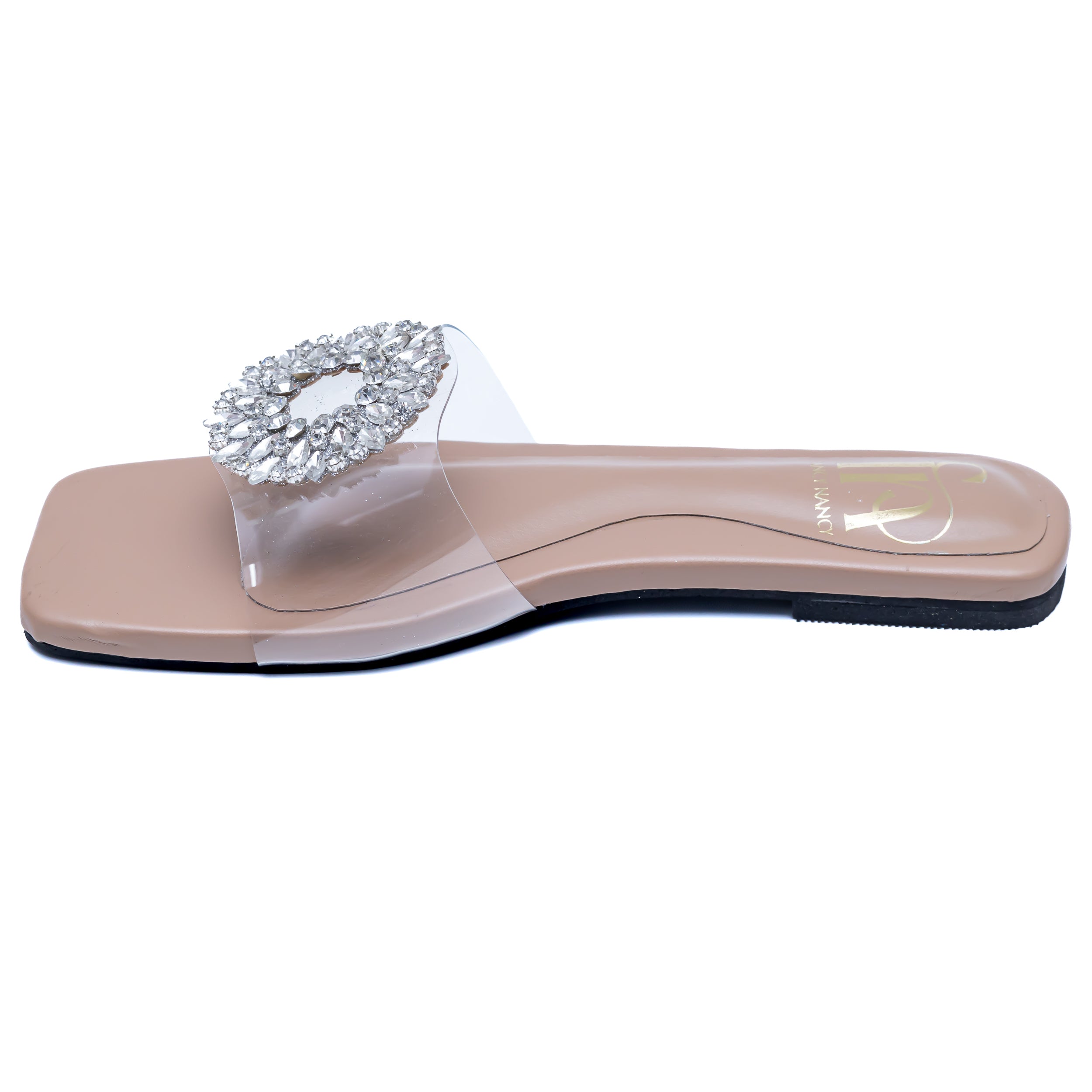 Round Broach Flats - Nude