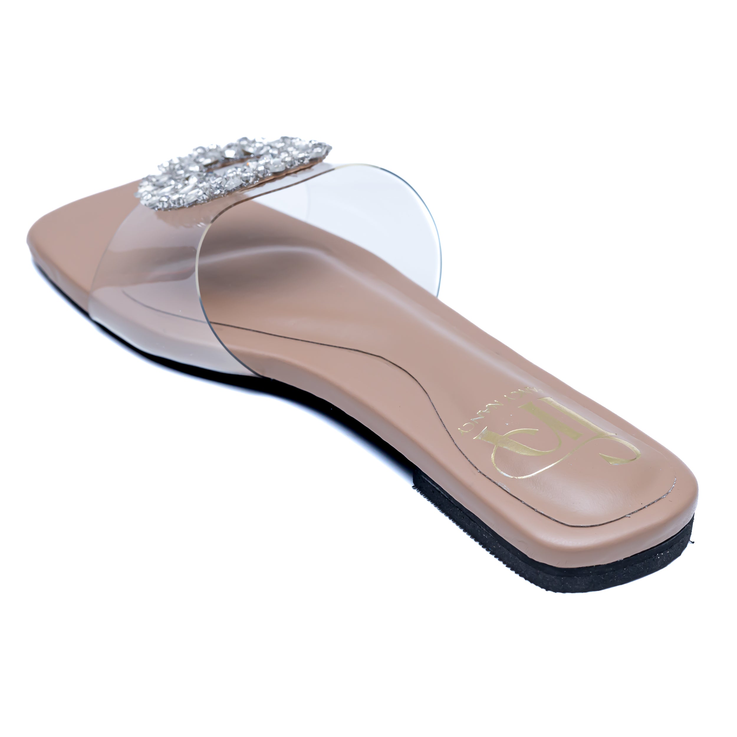 Round Broach Flats - Nude