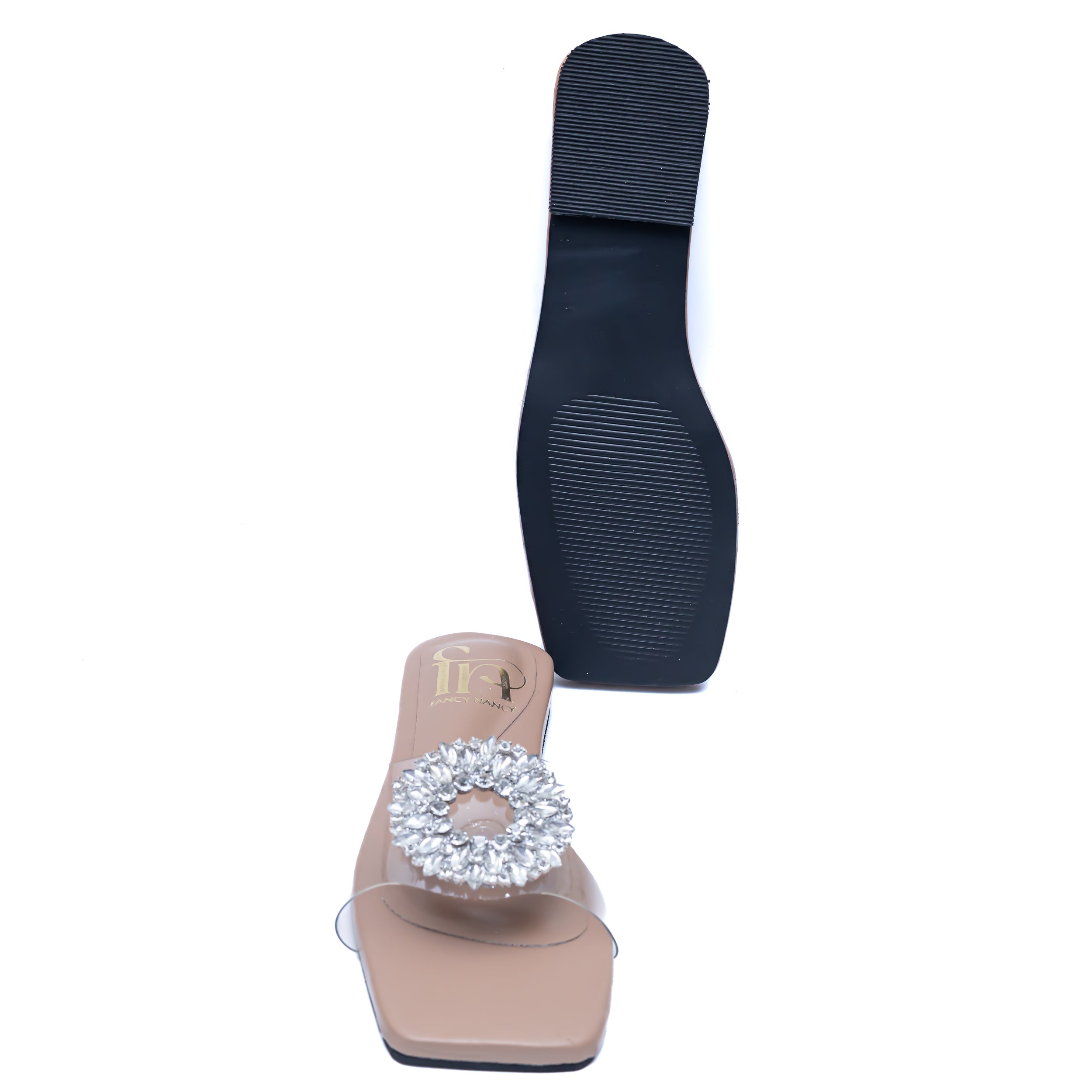 Round Broach Flats - Nude
