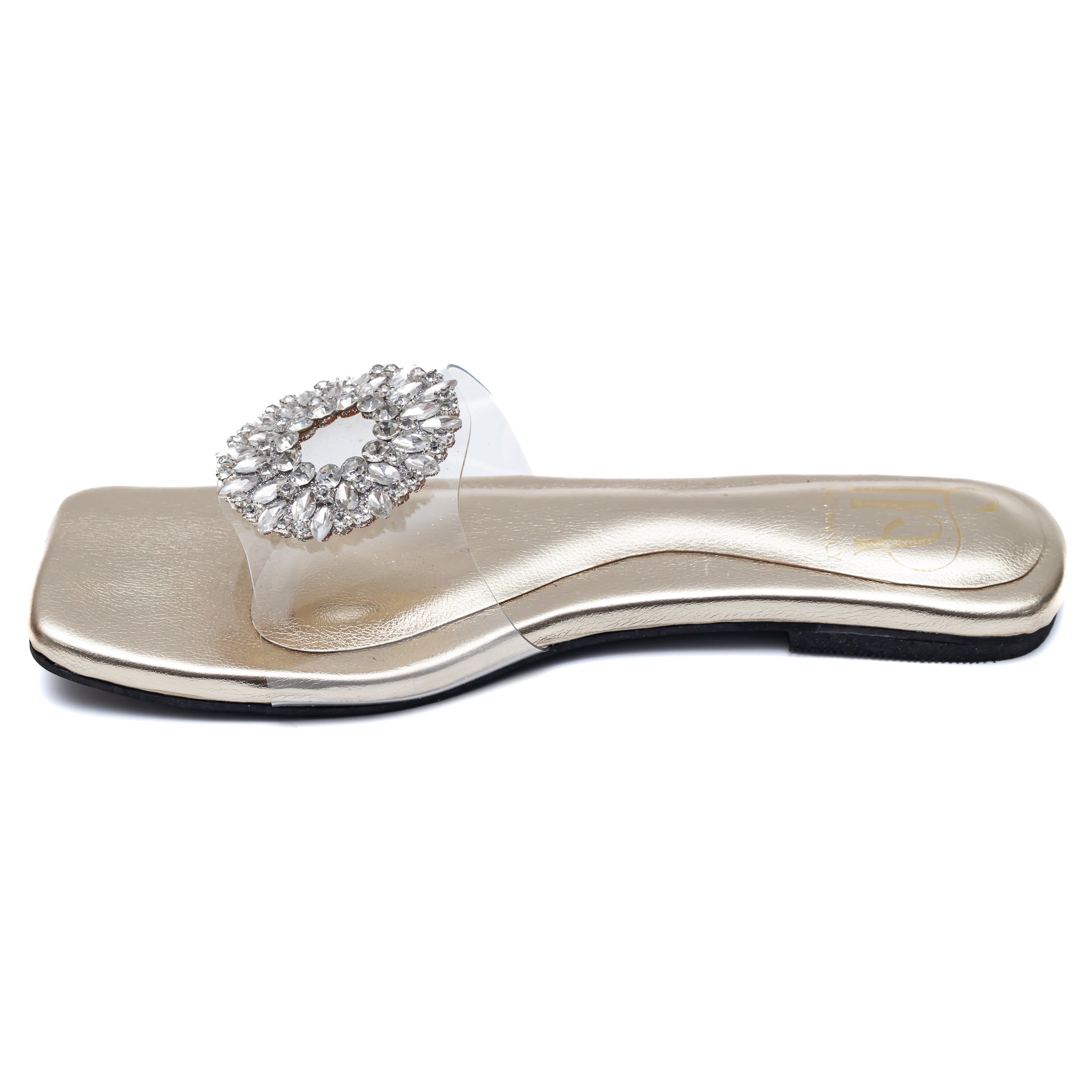 Round Broach Flats - Gold