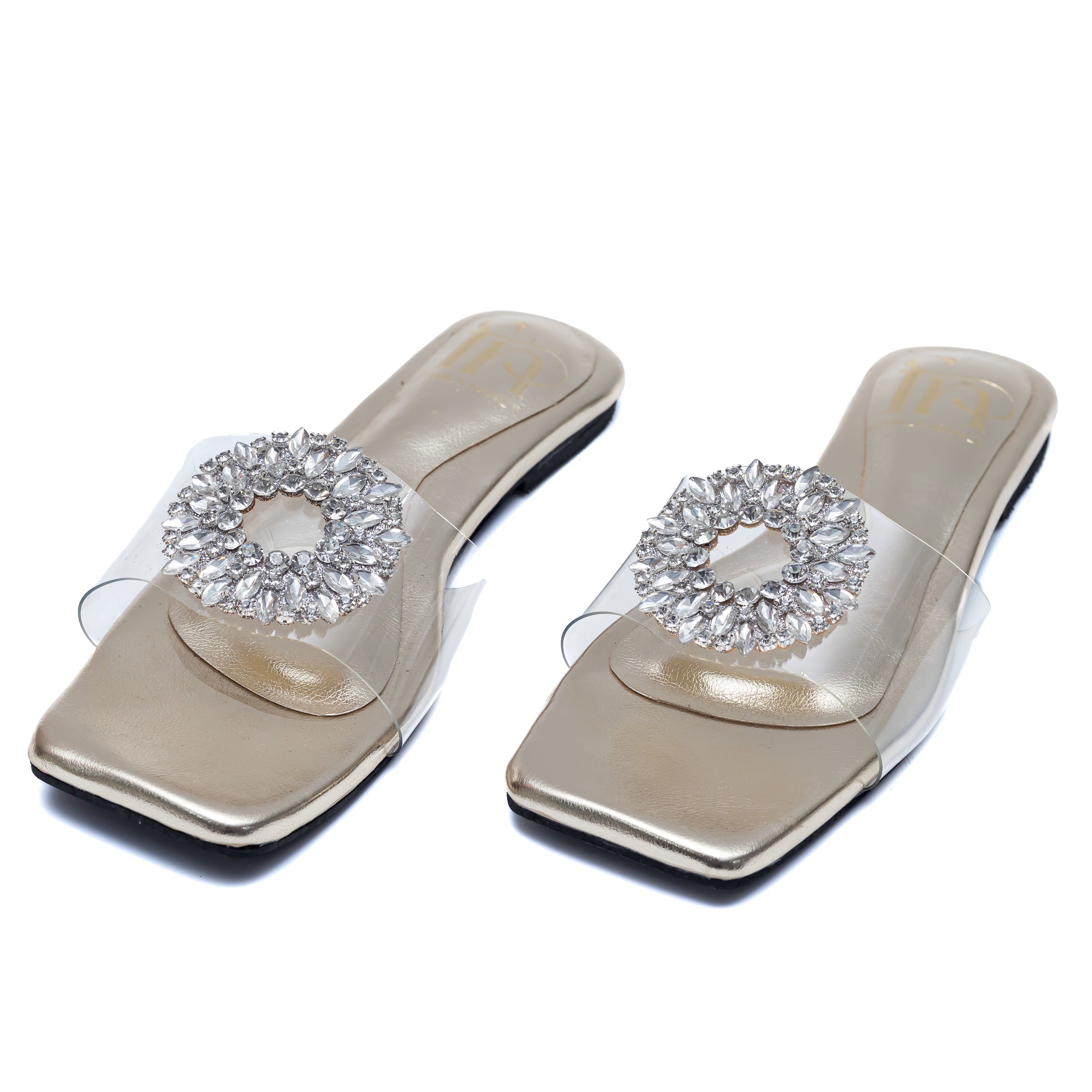 Round Broach Flats - Gold