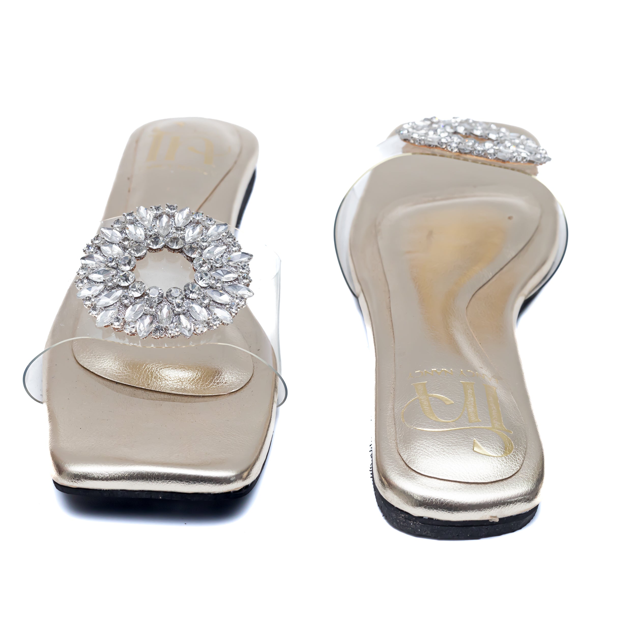 Round Broach Flats - Gold