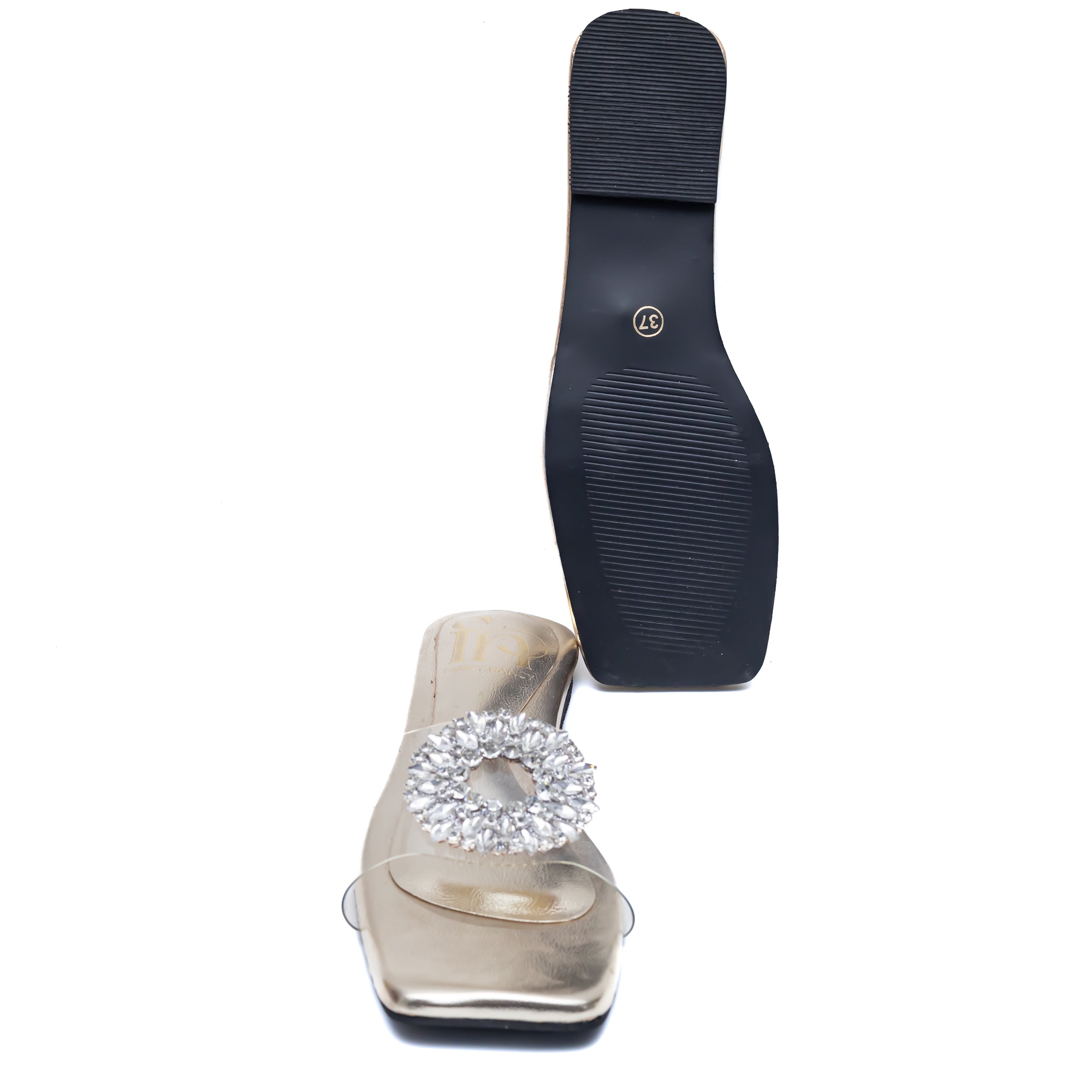 Round Broach Flats - Gold