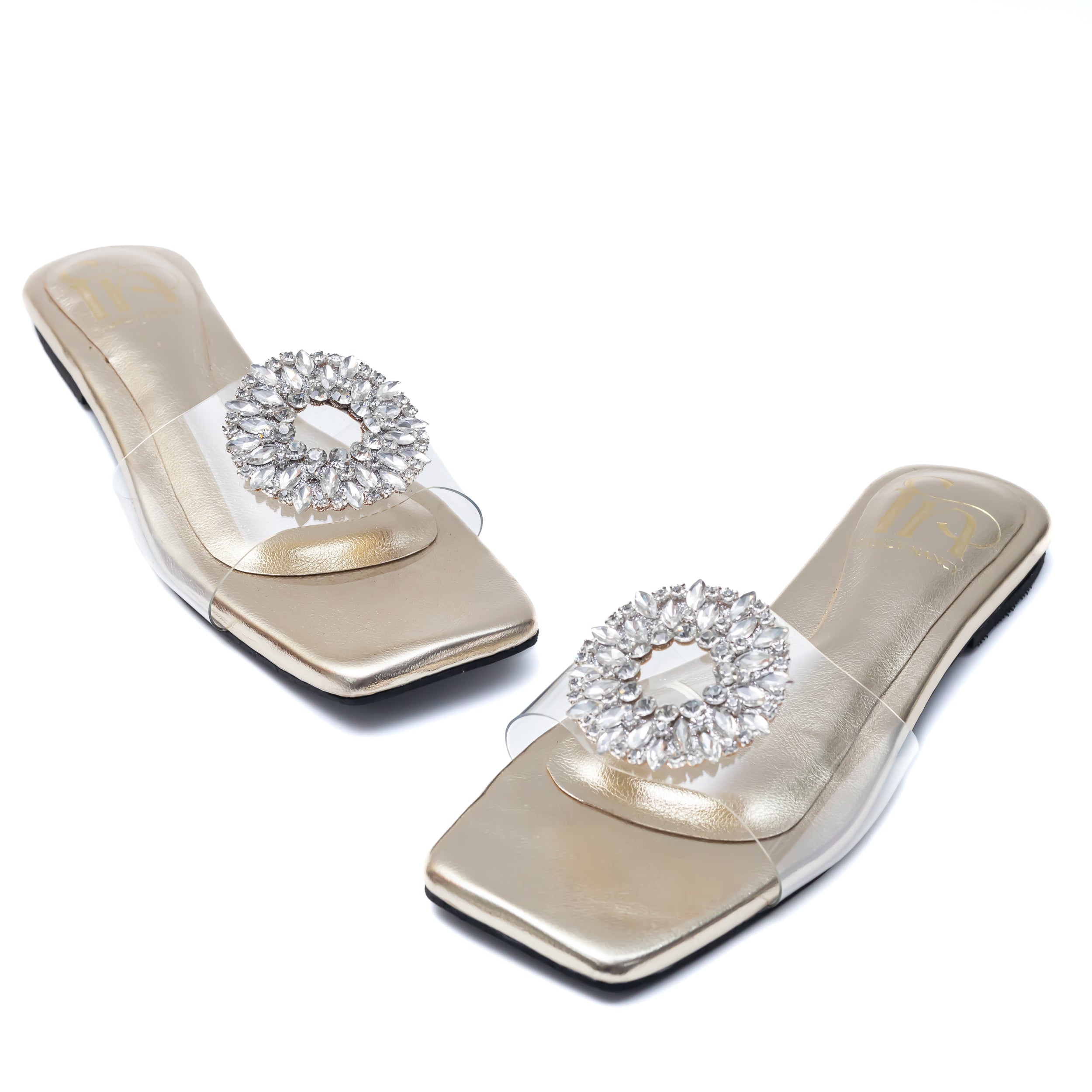 Round Broach Flats - Gold