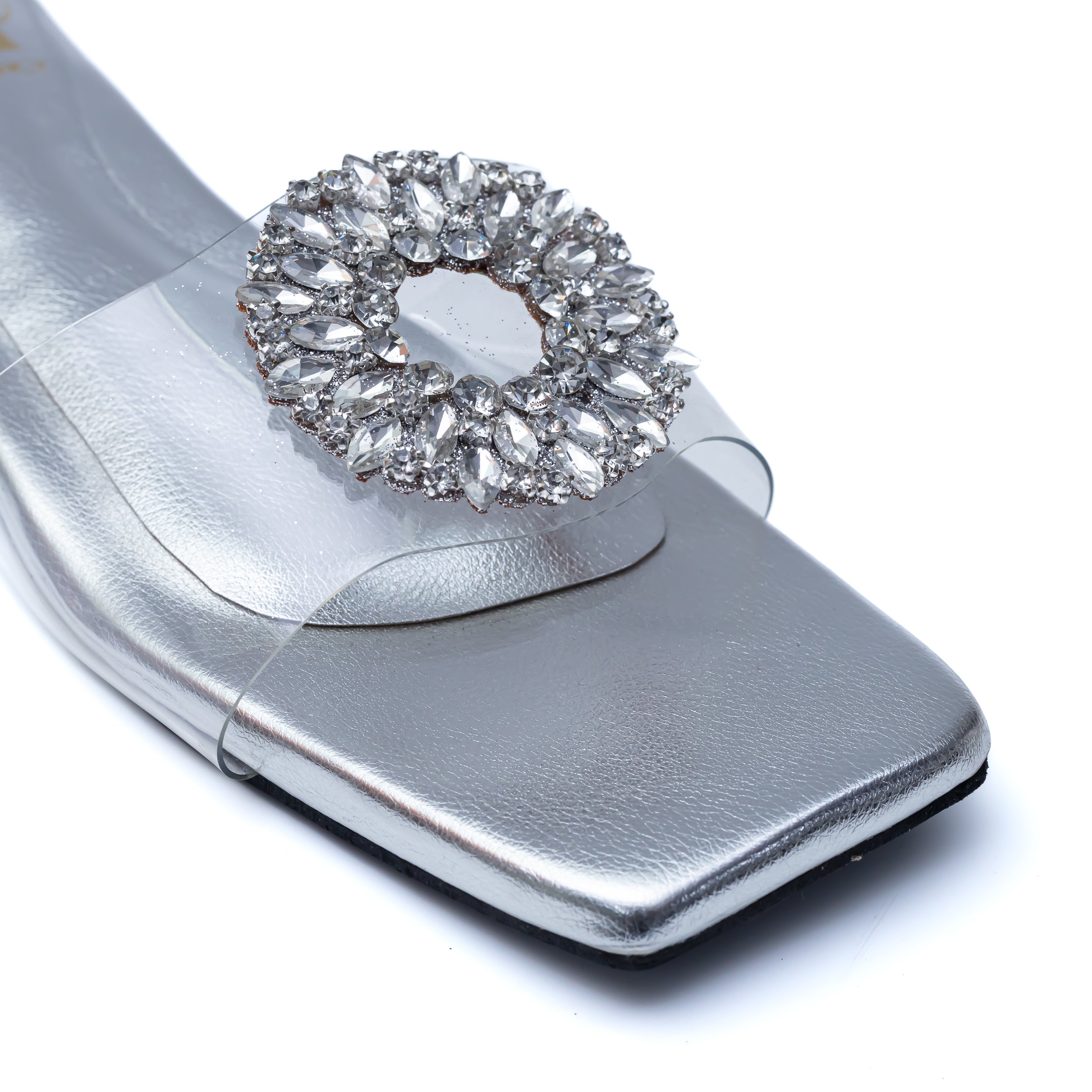 Round Broach Flats - Silver