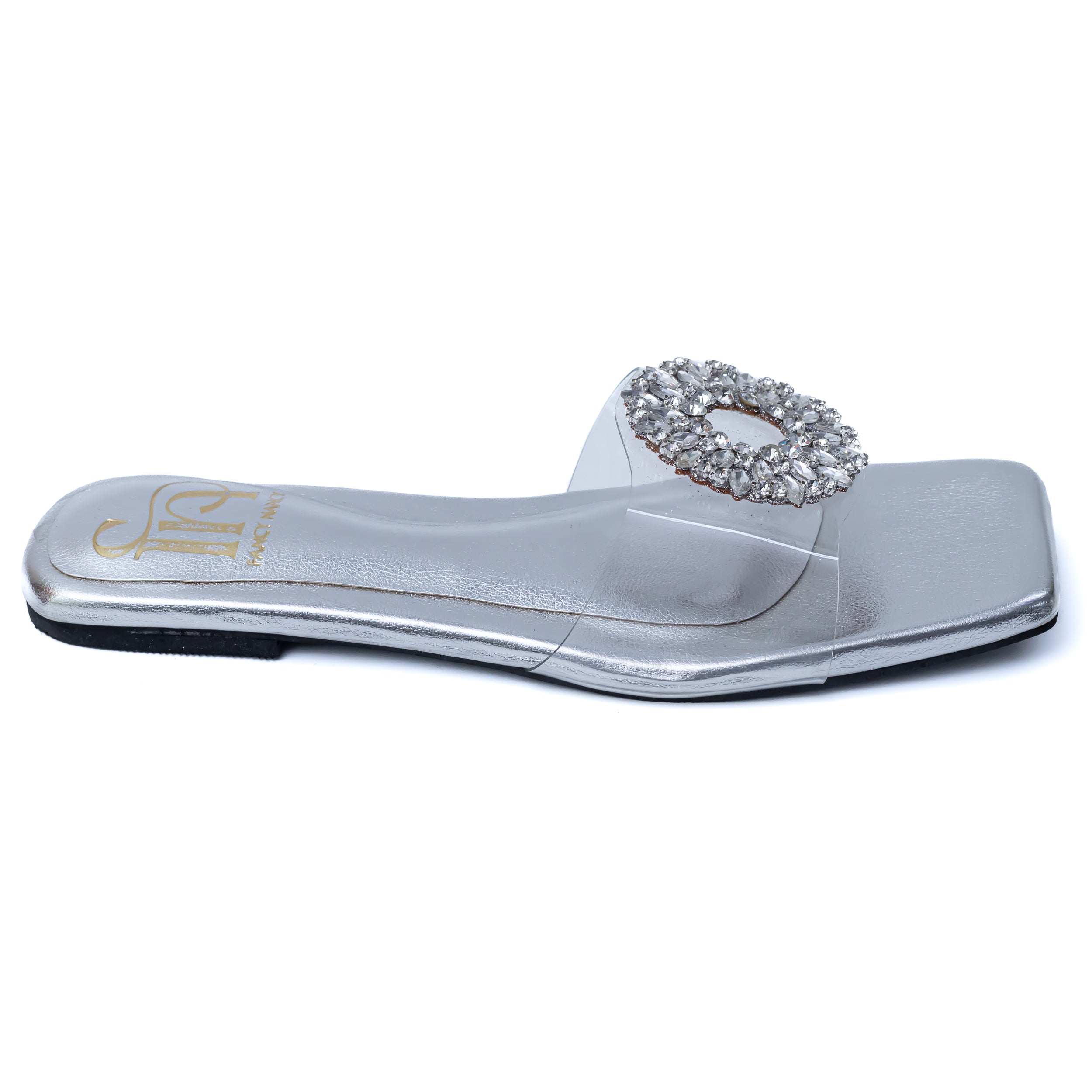 Round Broach Flats - Silver
