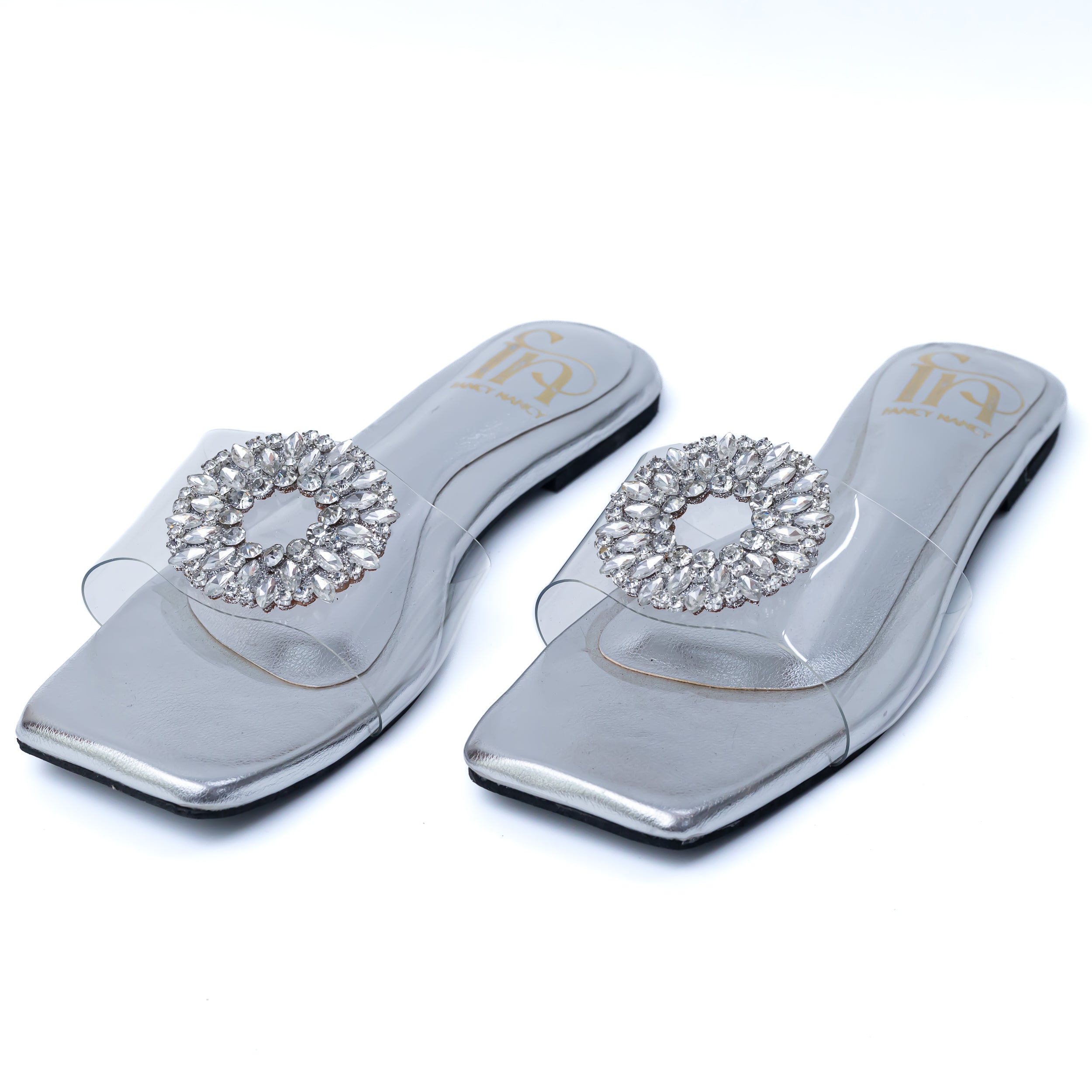 Round Broach Flats - Silver