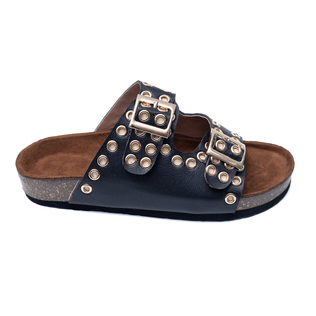 Juniper studded discount gladiator slide sandal