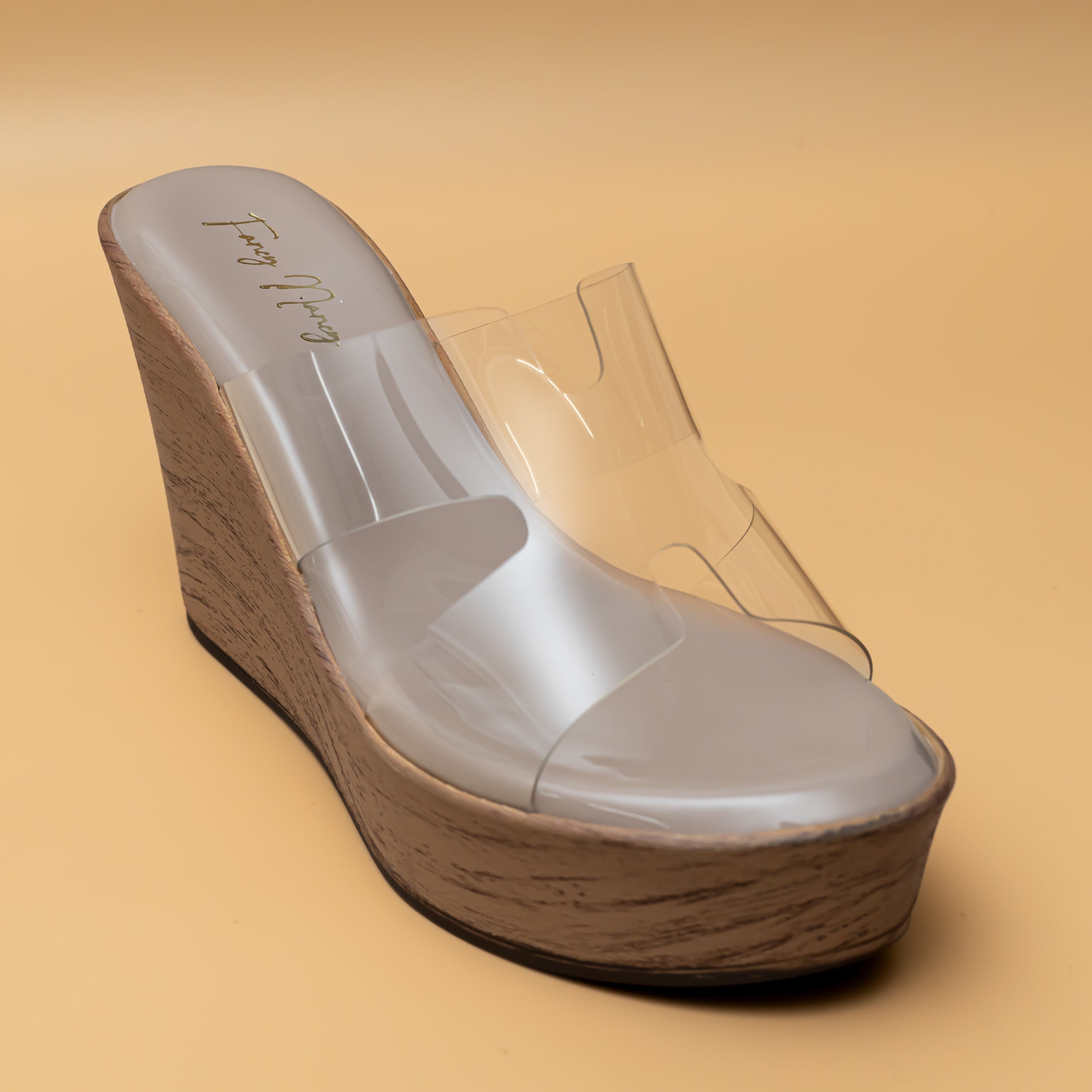 H Style Transy Wedges - Beige