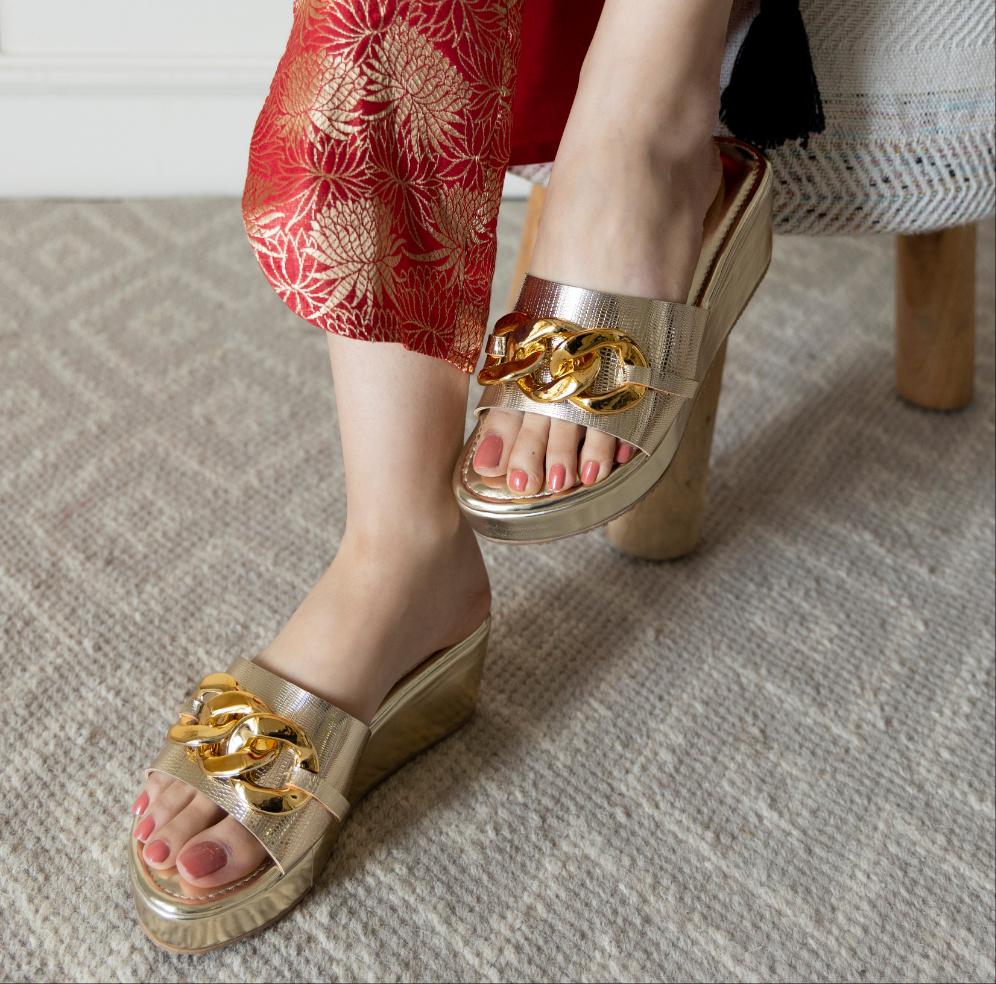 Chain In Platform - Gold