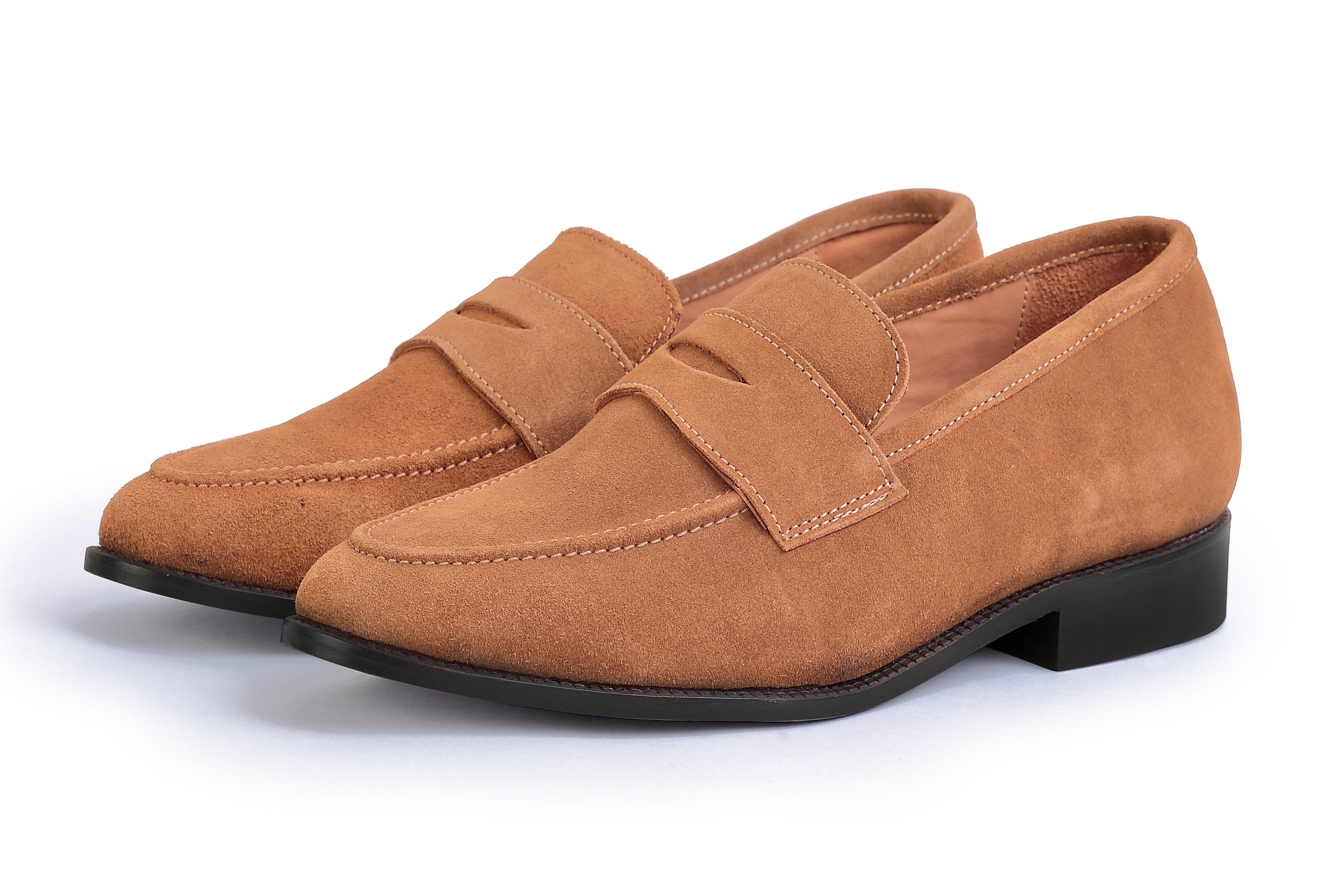 Rodio Suede Loafers - Tan - Dapperfeet