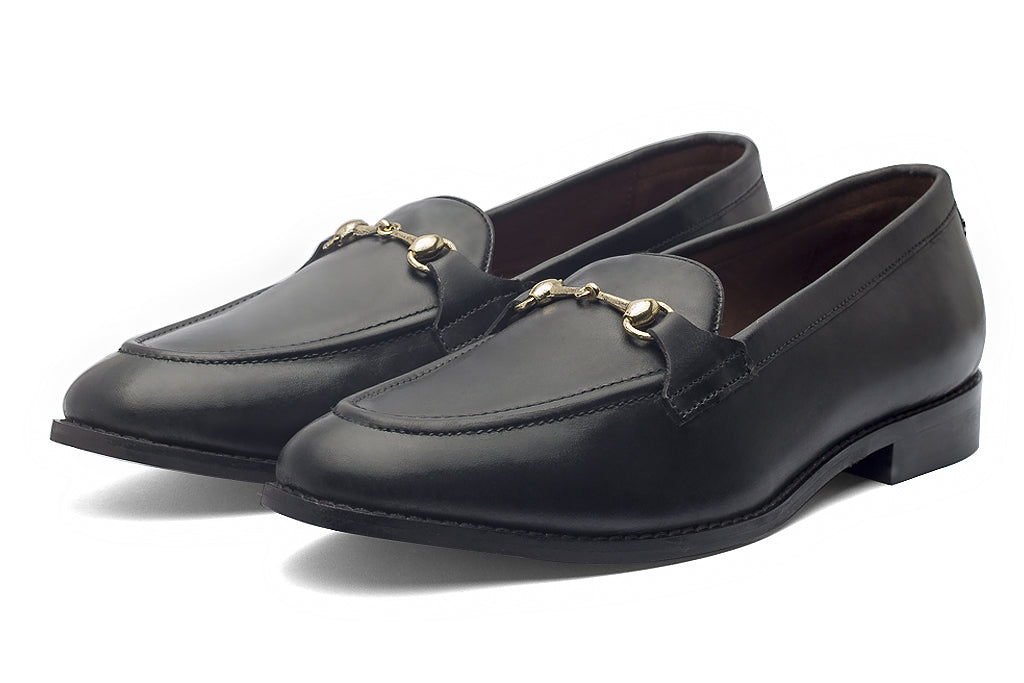 Charma Buckle Loafers – Black - Dapperfeet