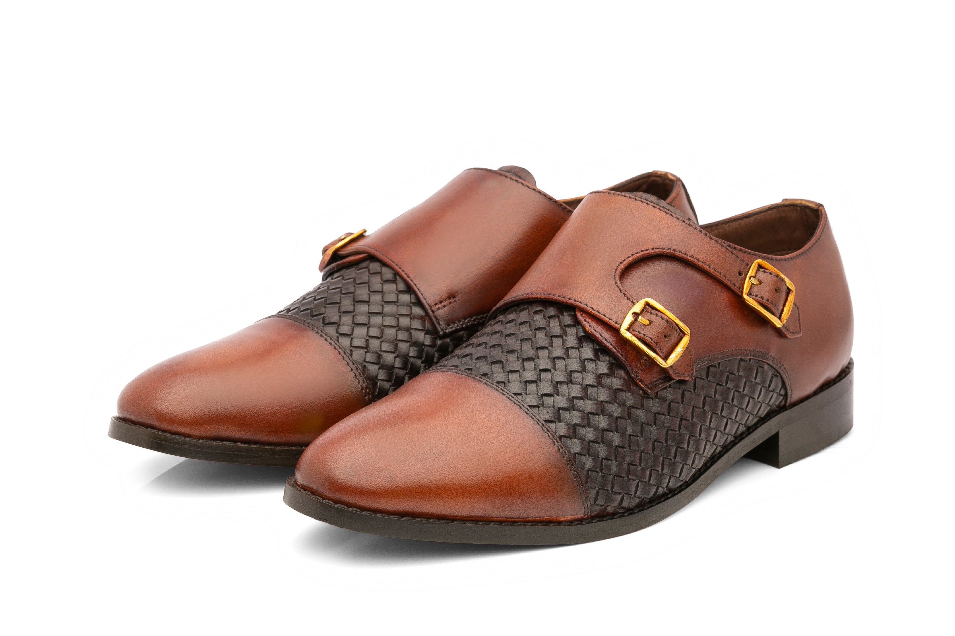 Borris Monk Straps - Cognac/Brown - Dapperfeet