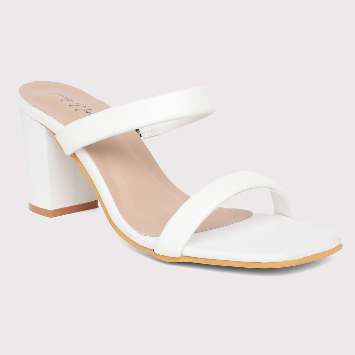 Double strap 2025 sandals white