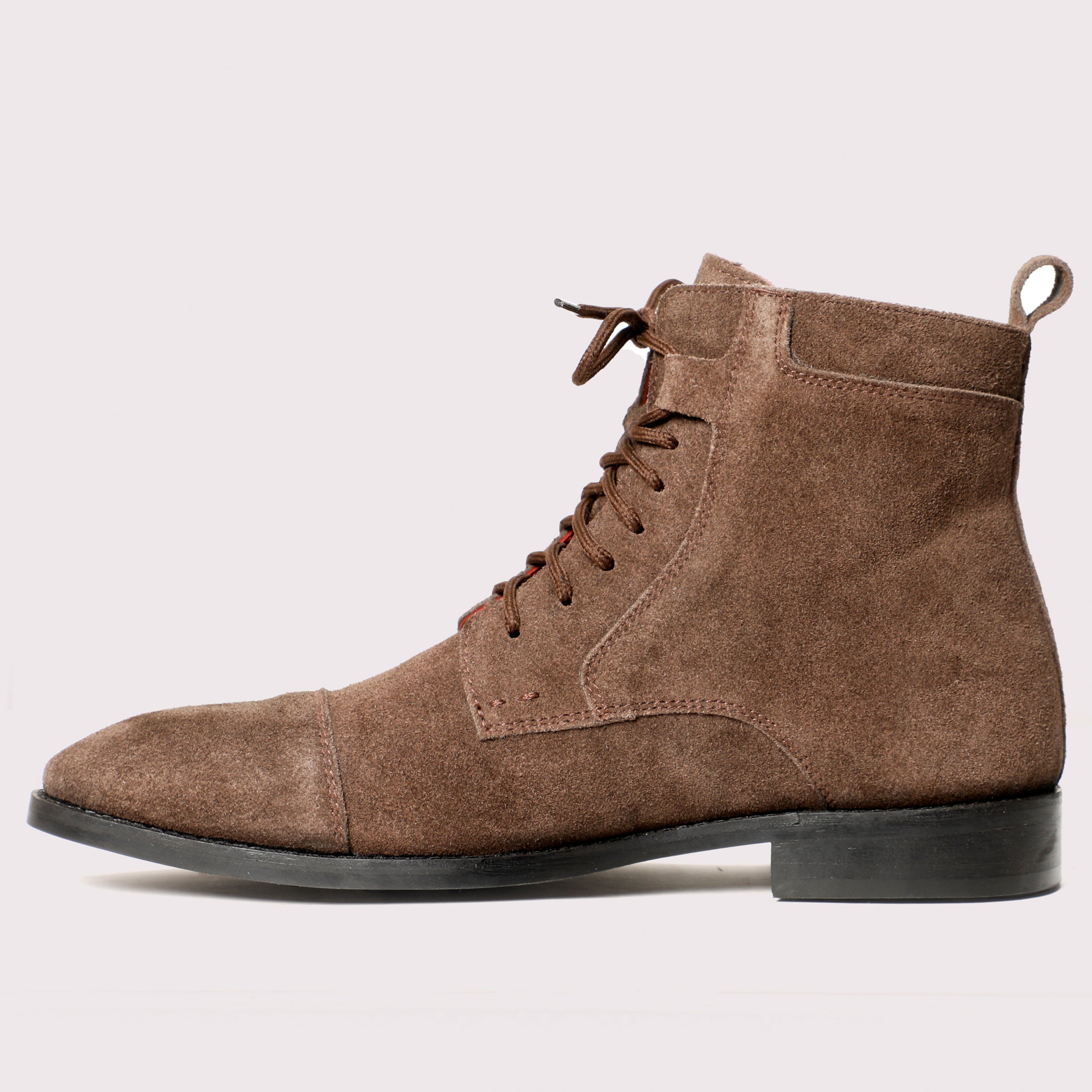 Brunello Suede Boots - Brown