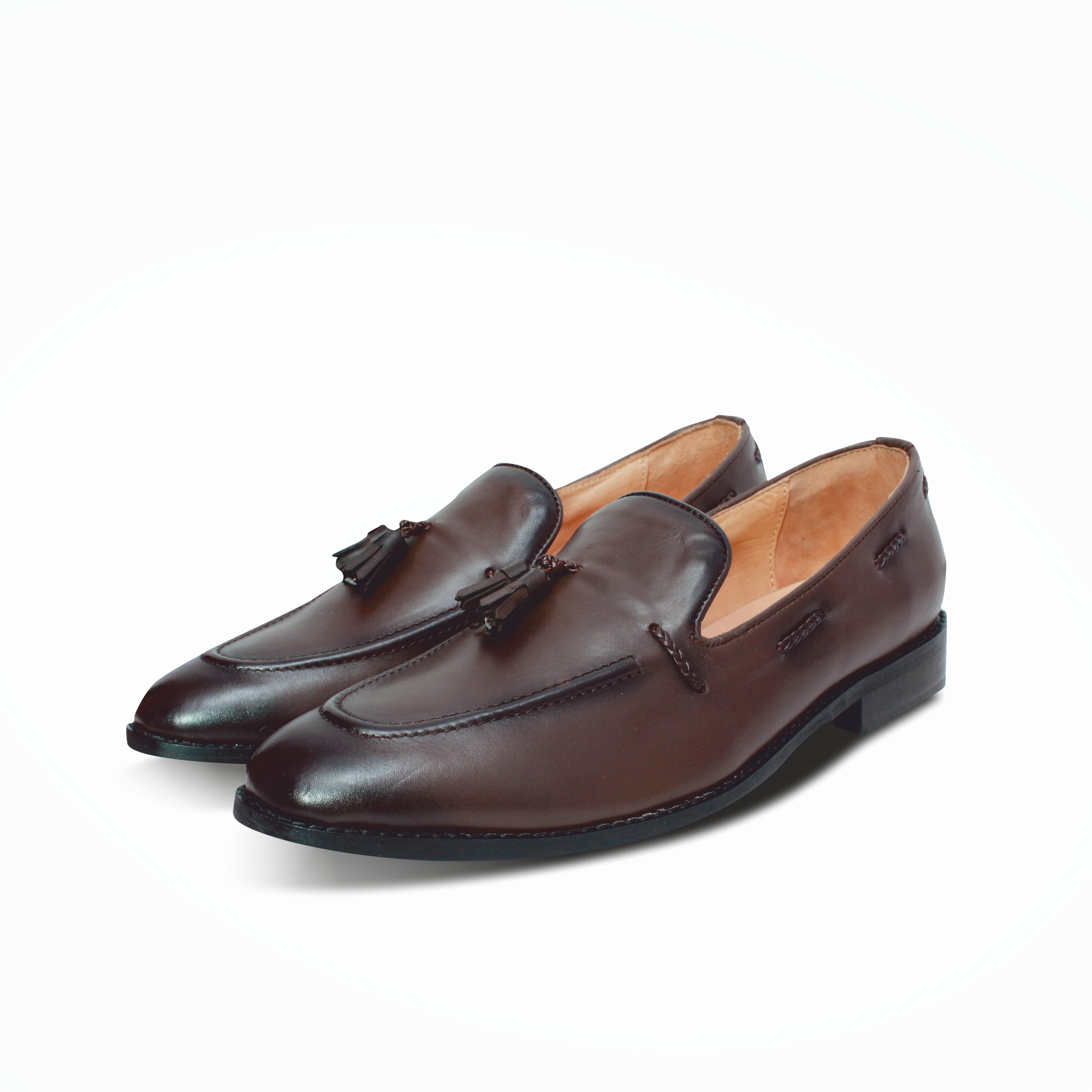 Kash 2 Tassel Loafers - Brown - Dapperfeet