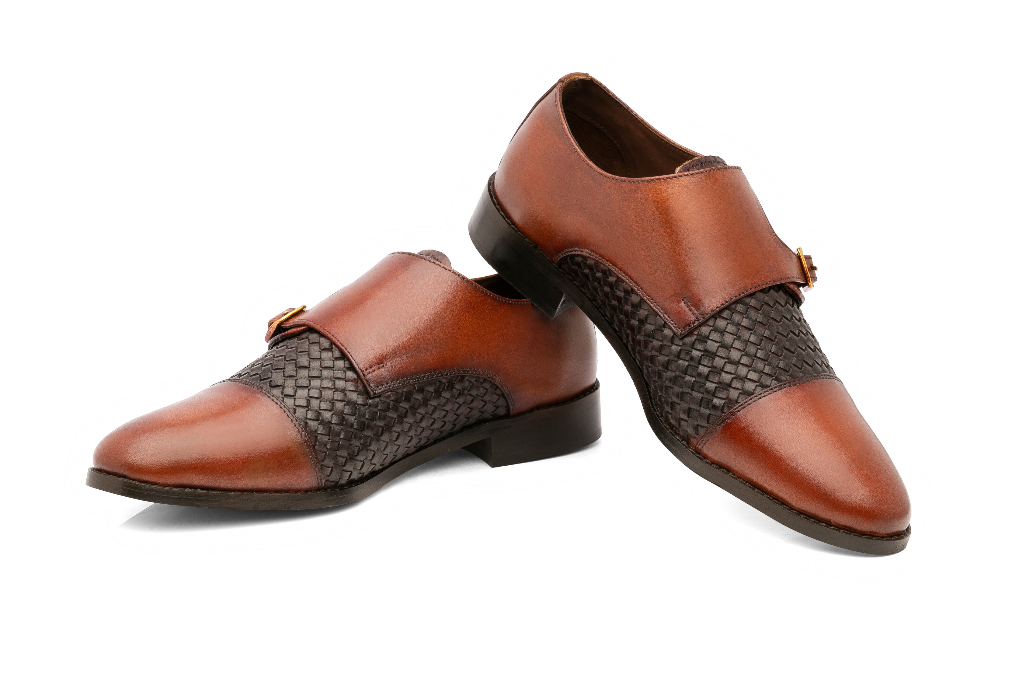 Borris Monk Straps - Cognac/Brown - Dapperfeet