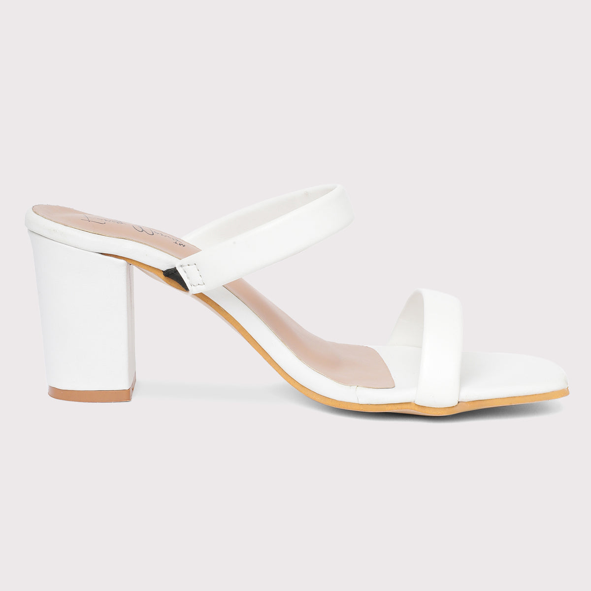 White strappy discount low heel sandals